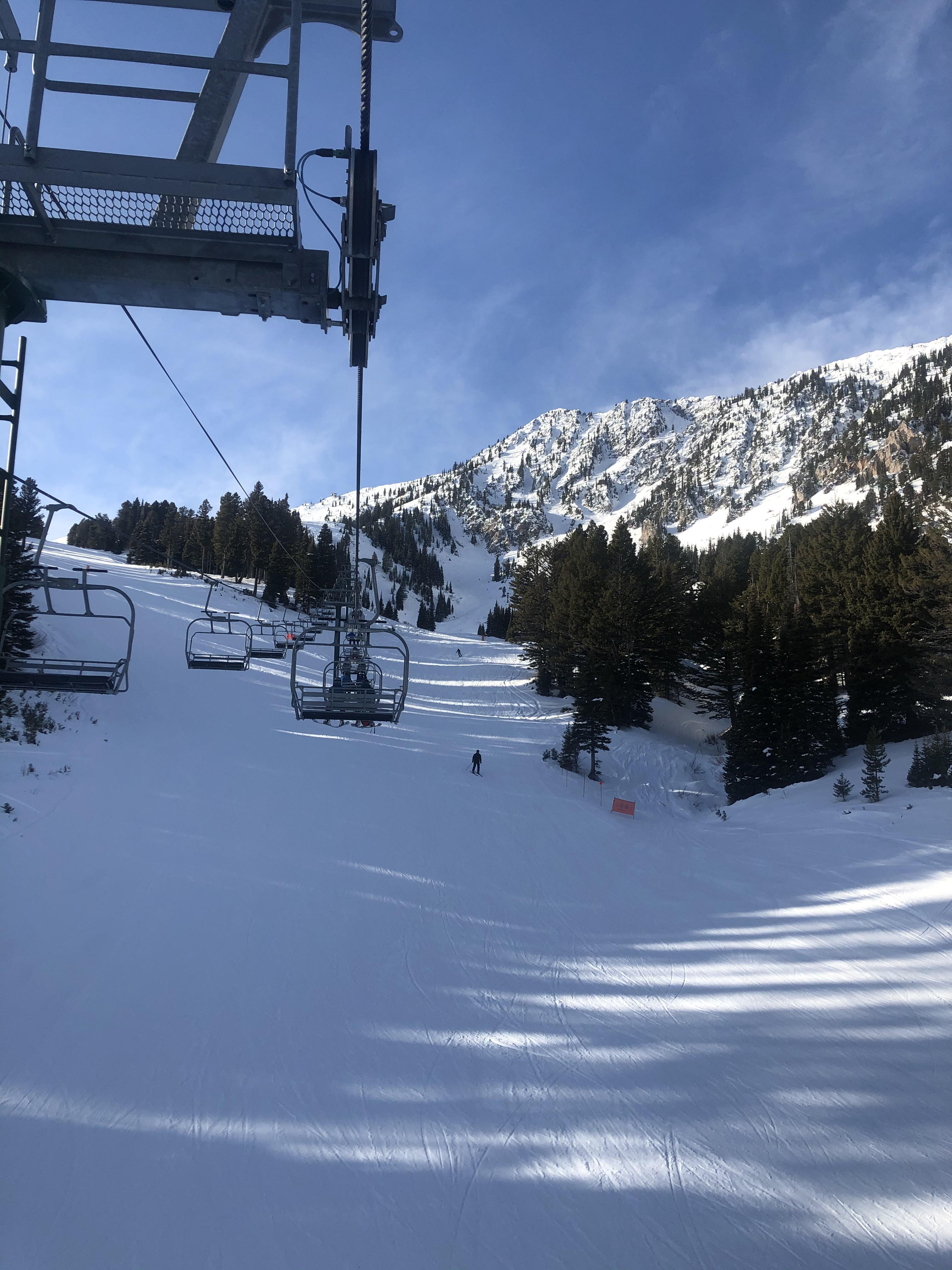 First day of the season is a great one! Bridger Bowl, MT r/skiing