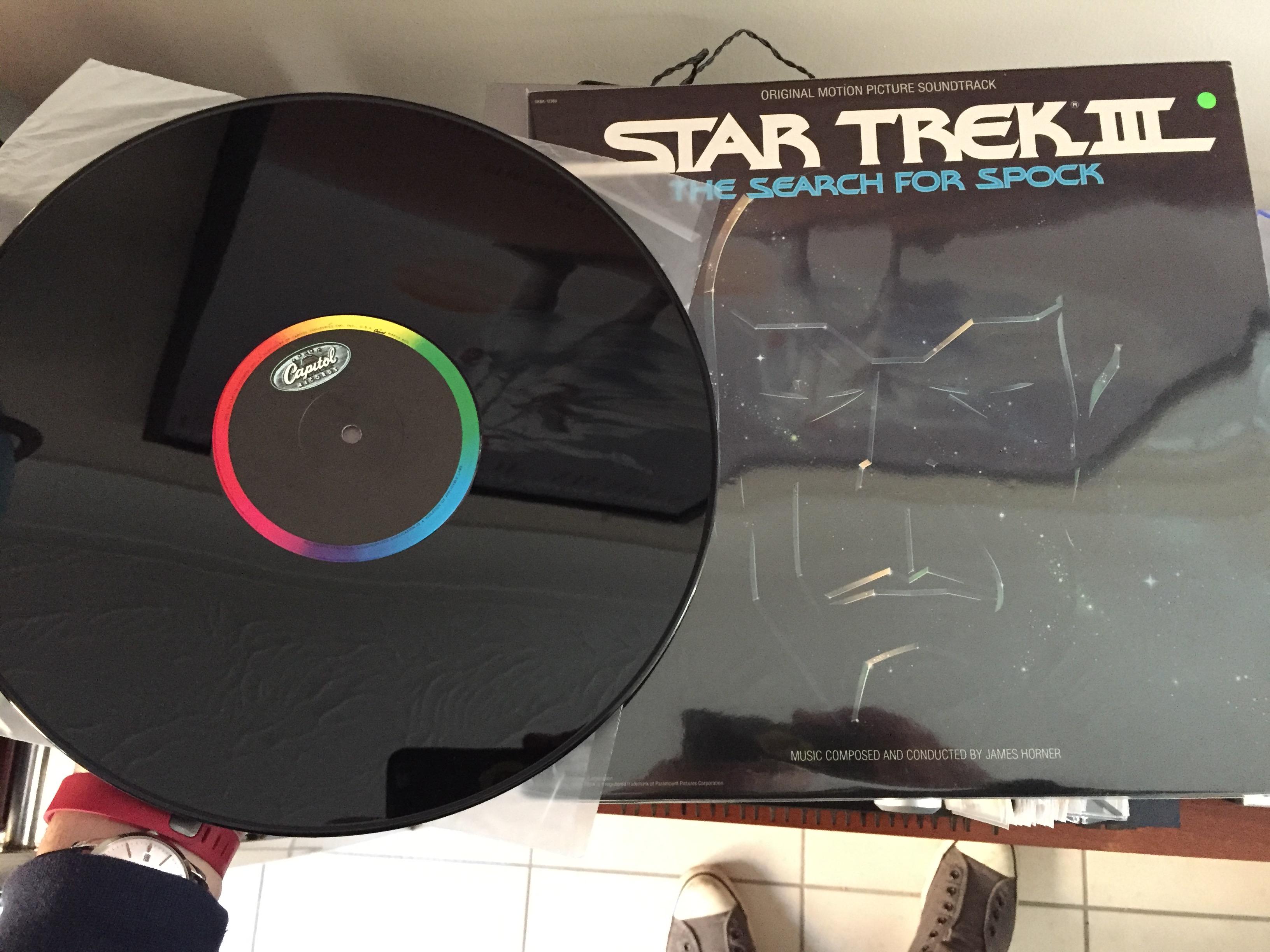 Surprise blank record to set antiskate found in super cheap Star Trek