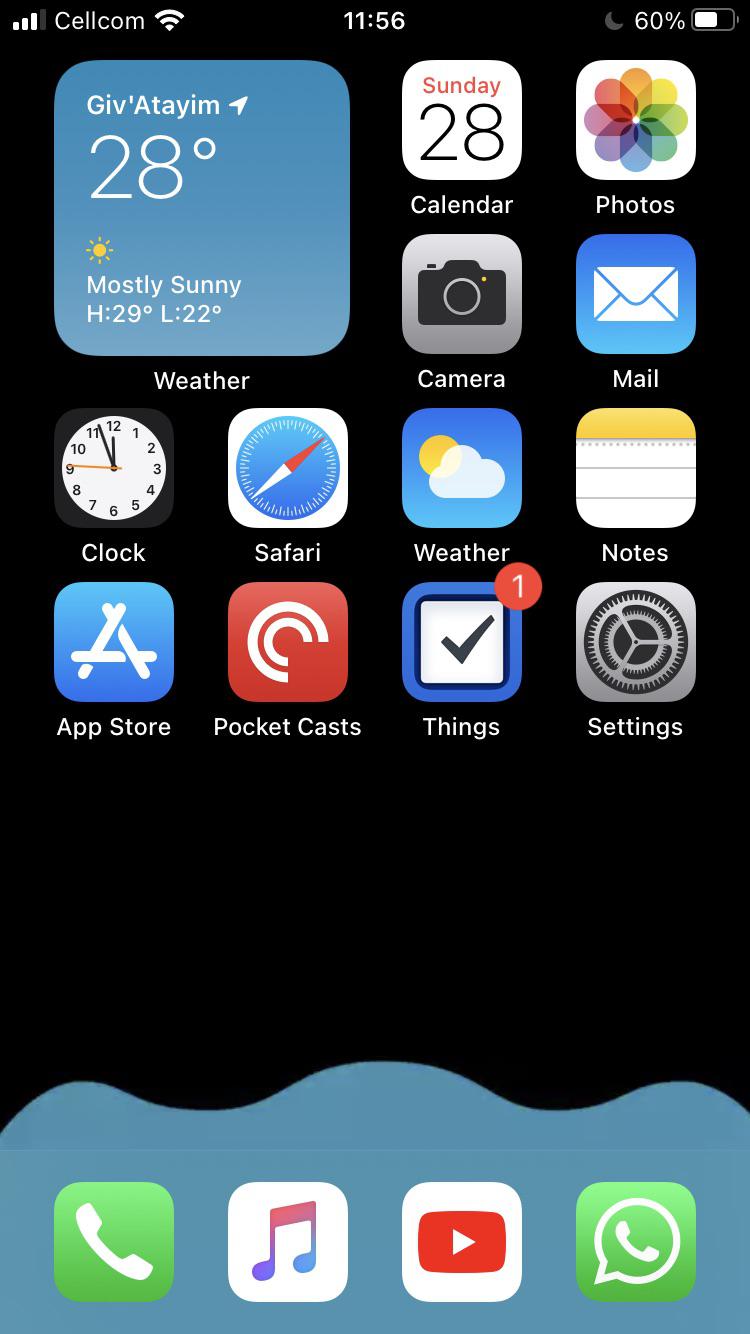 My new iOS 14 setup! I like to keep simple 😃 wallpaper https//imgur