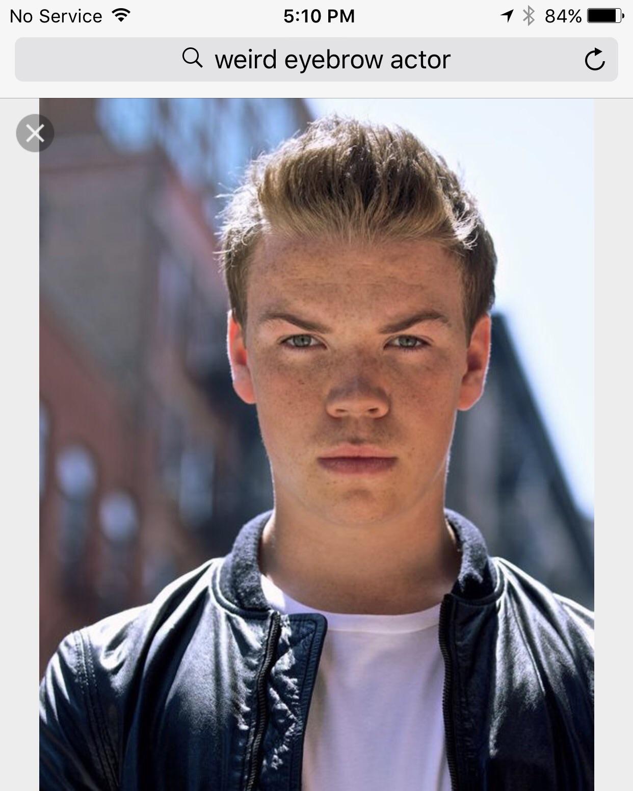 Googled Weird Eyebrow Actor got exactly who I wanted funny