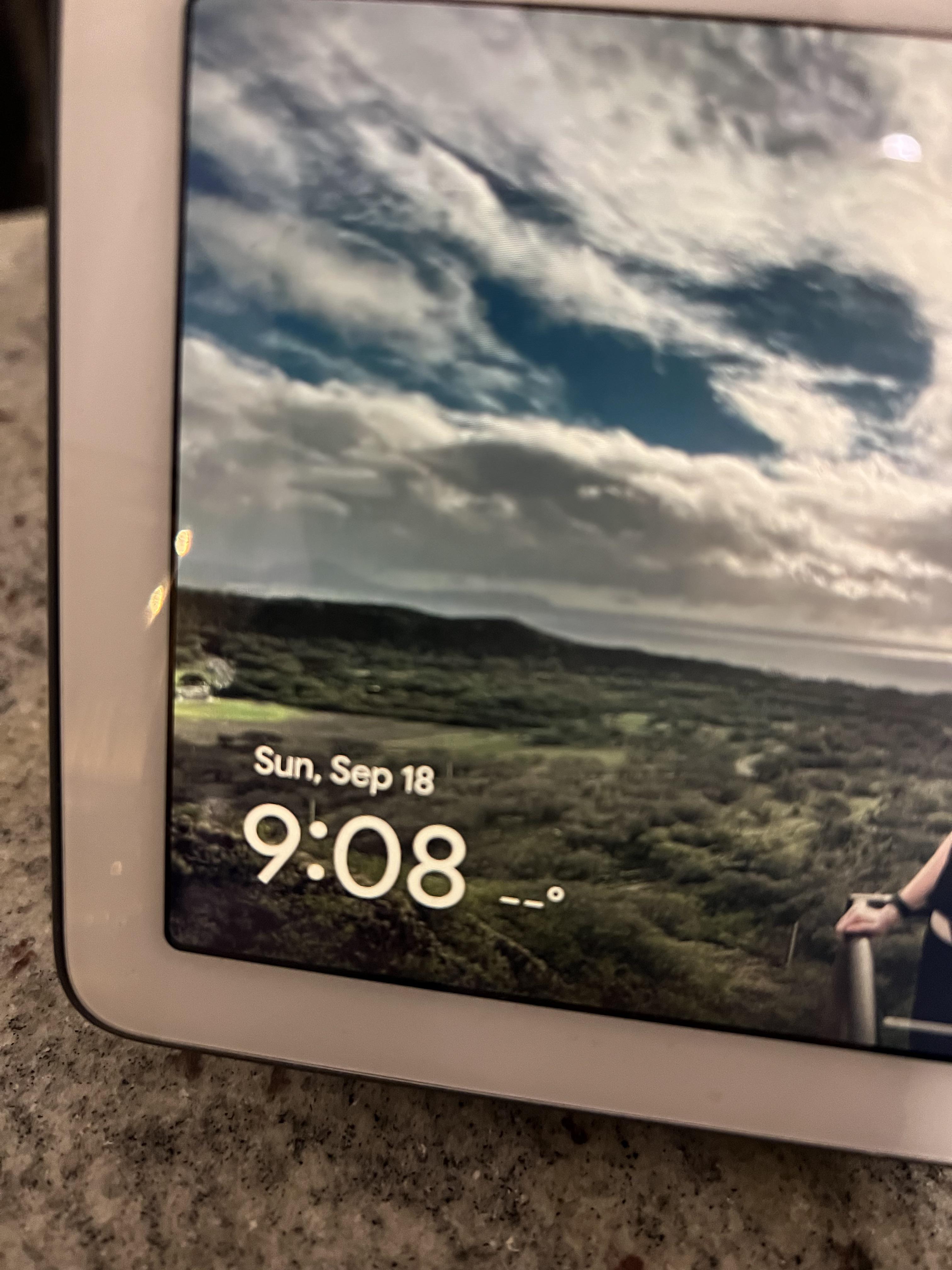 Every morning I wake up and the weather/traffic information is not