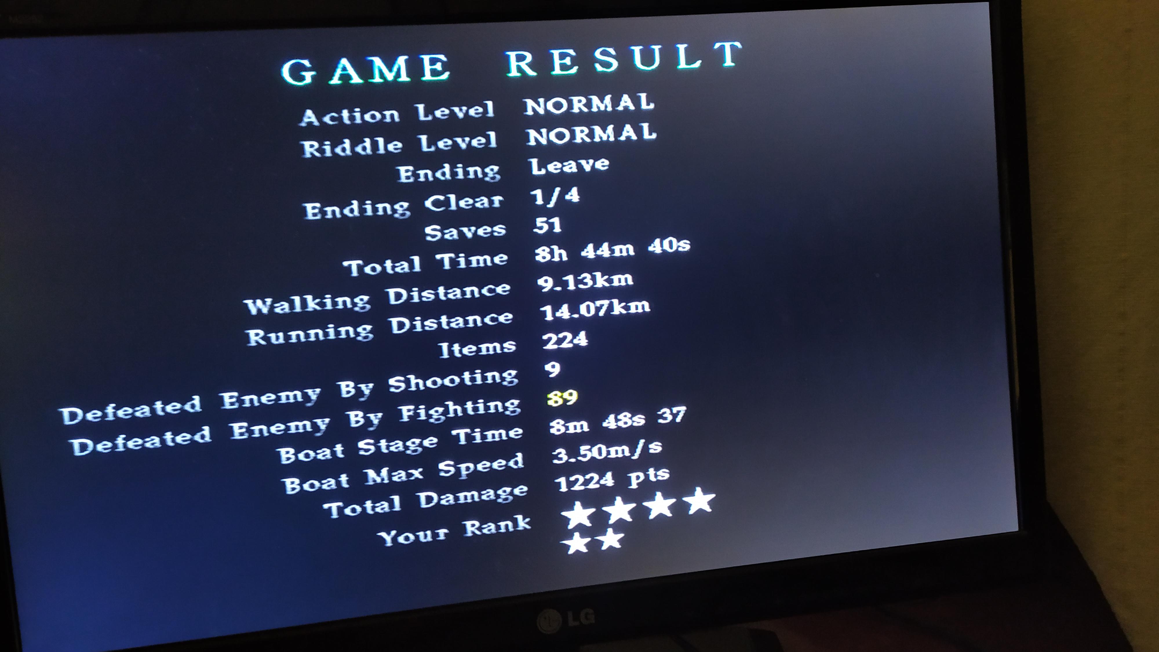 1st time clearing SH2. I got Leave ending. What happened in the end