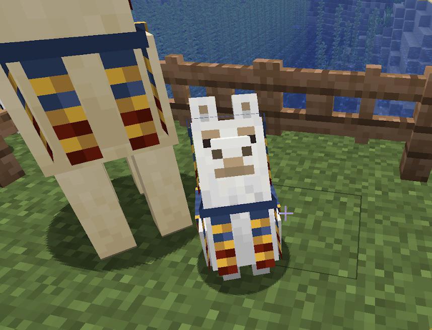 I found out that you can get a baby Trader Llama r/Minecraft