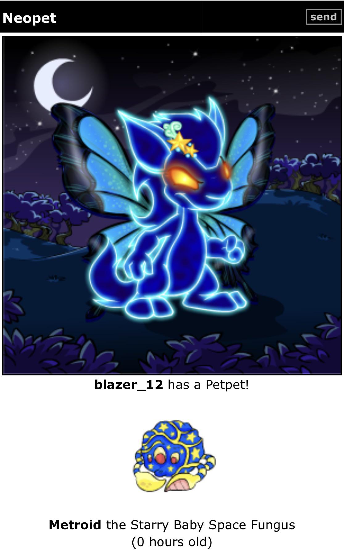 I just gave Blazer the most perfect Petpet! r/neopets