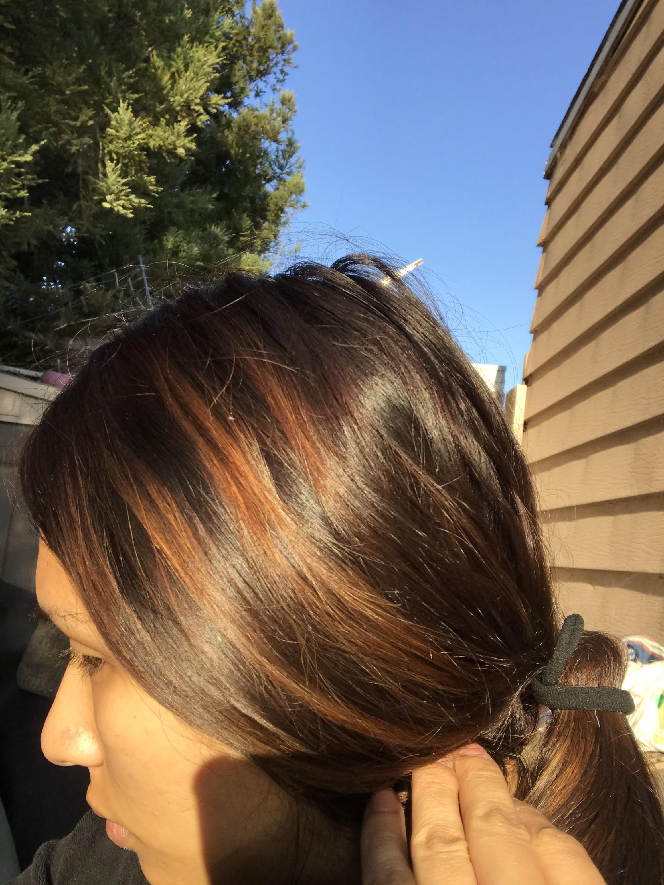 Dyed my hair black last month, hated it. Tried stripping the black