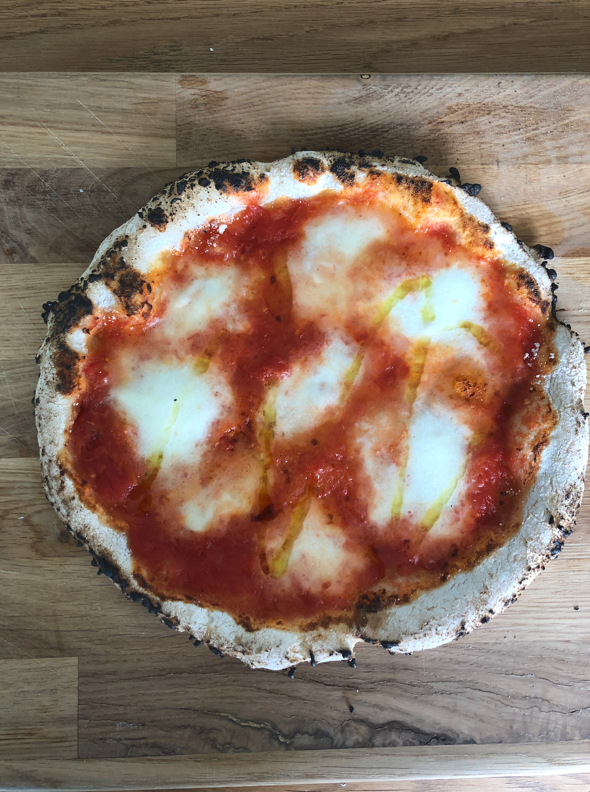 Gluten Free Neopolitan Style Pizza, cooked in my Ooni Koda (Caputo