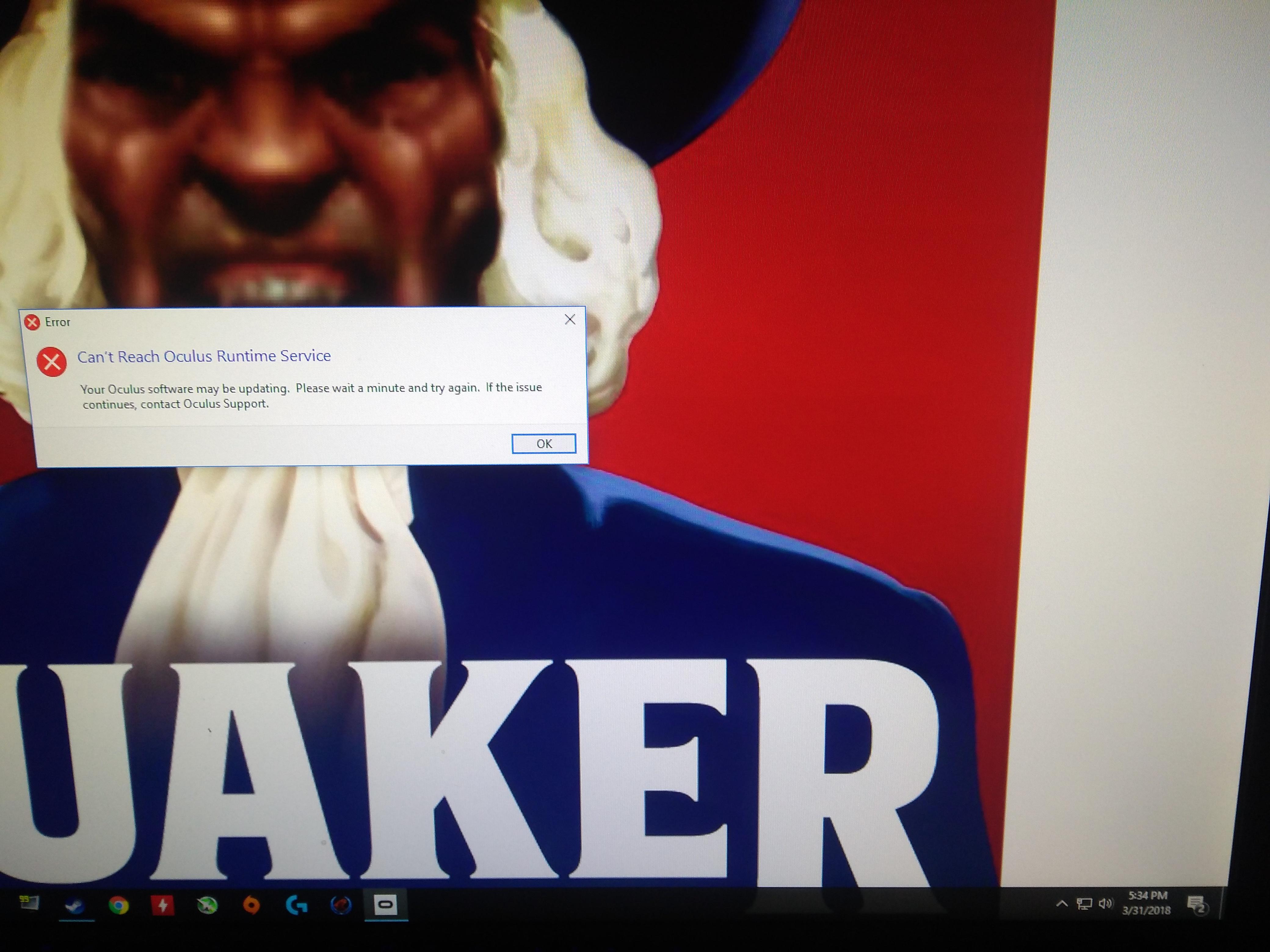 Again?! Please tell me it's actually updating.. lol r/oculus