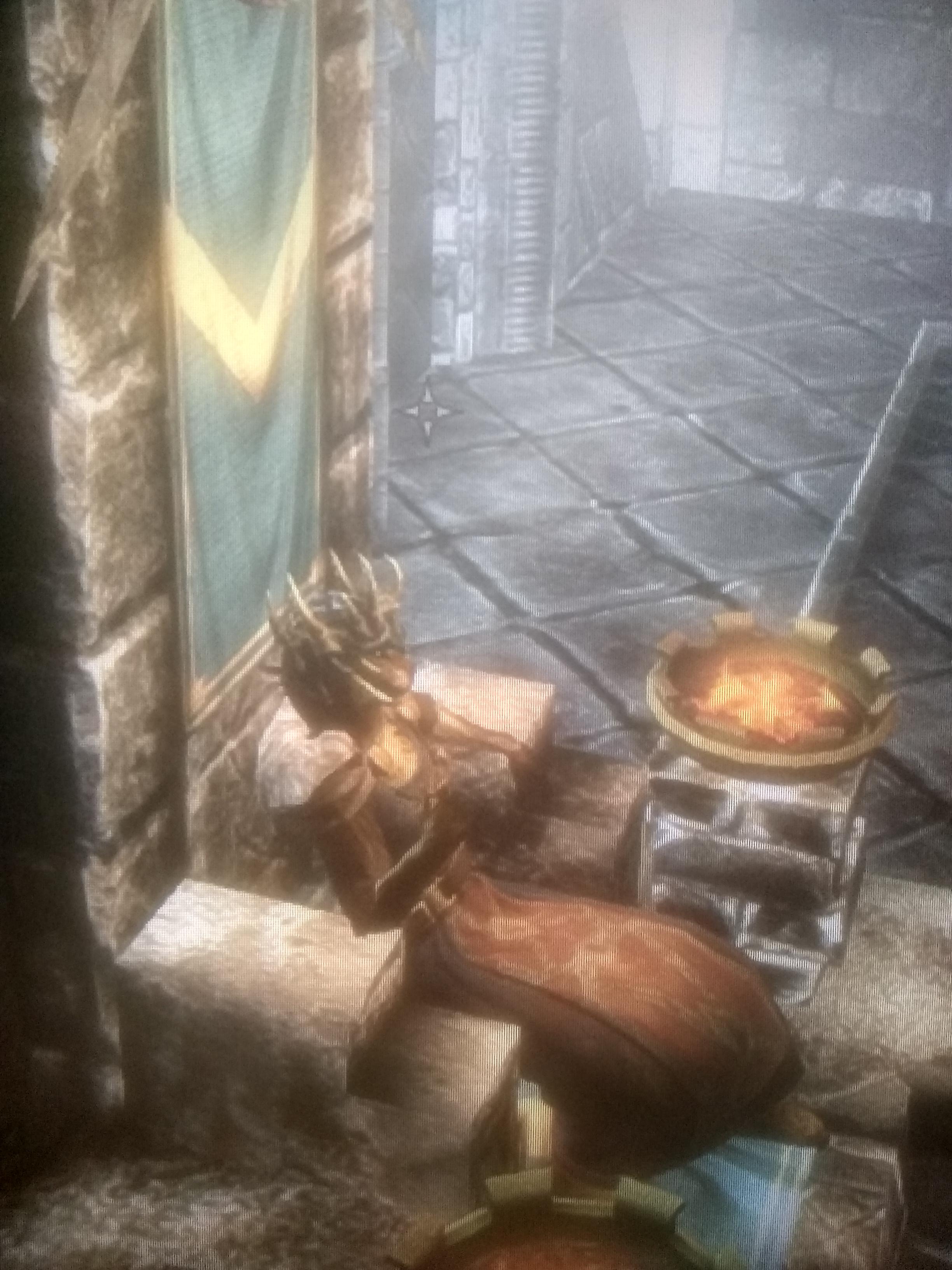 Khajiit used glitch to keep jagged crown. Khajiit is now slef