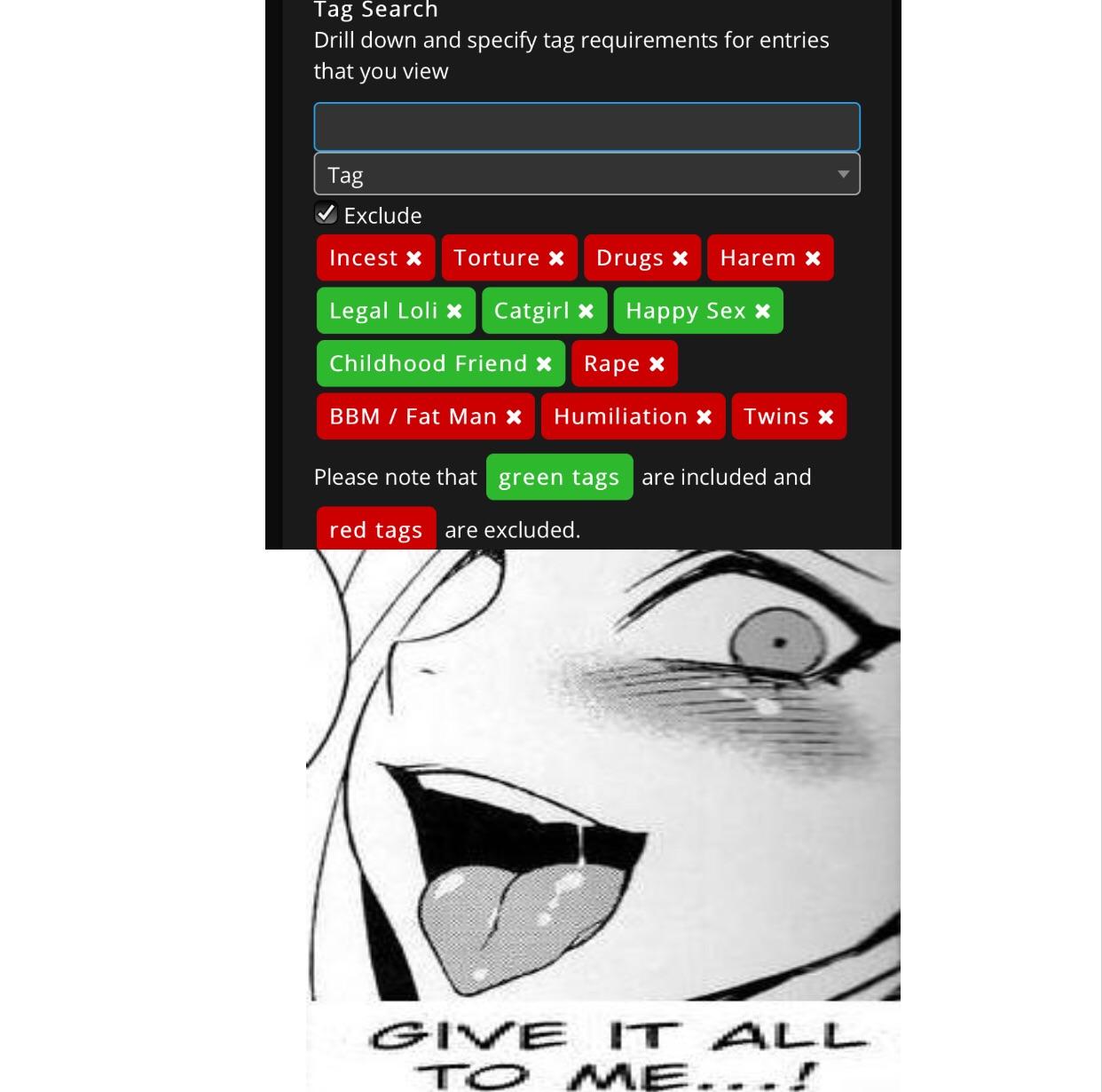 tsumino has a beautiful tag system, you can’t disagree