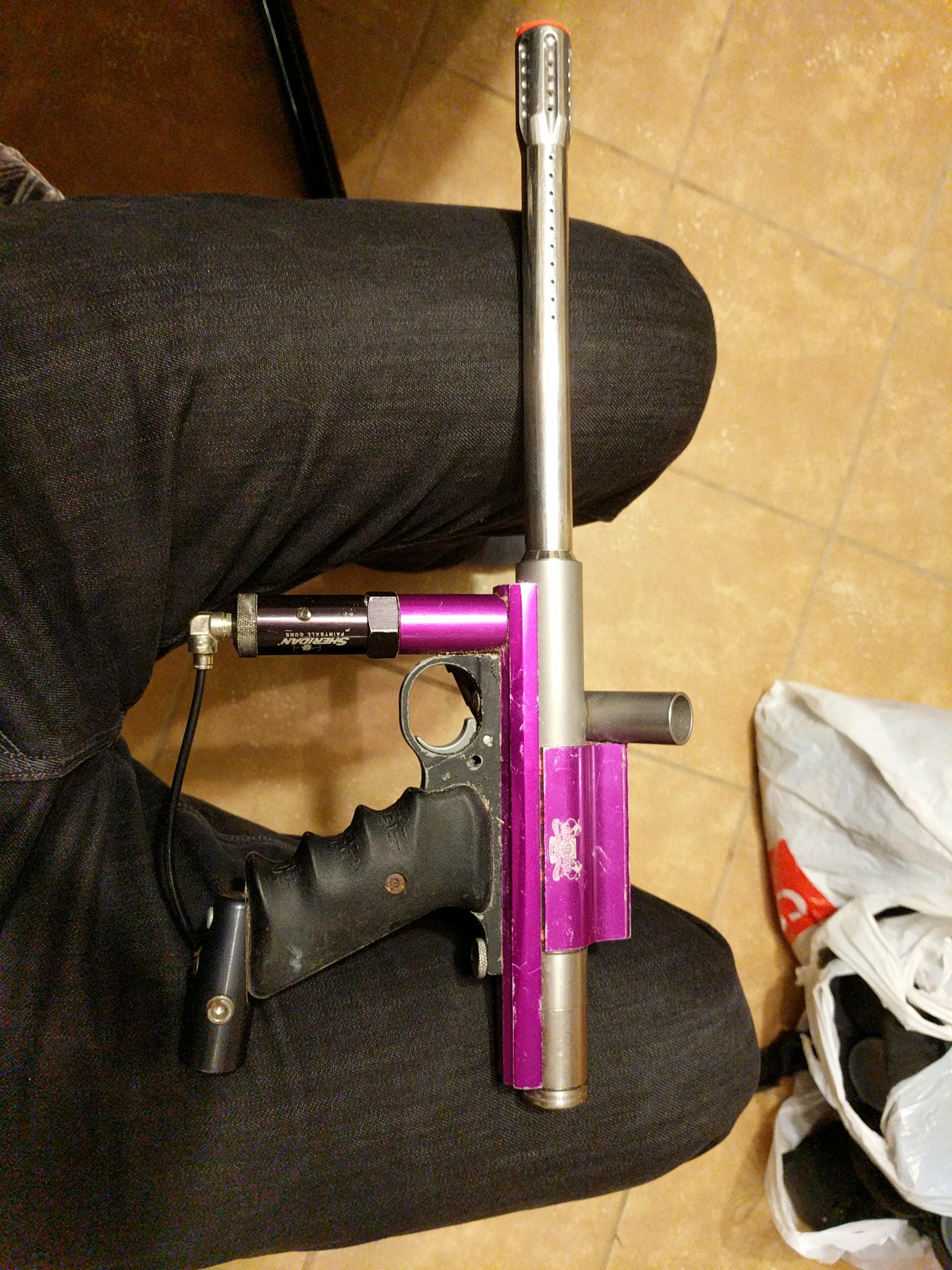 Scored a real crusty Mag off local buysell tonight. r/paintball