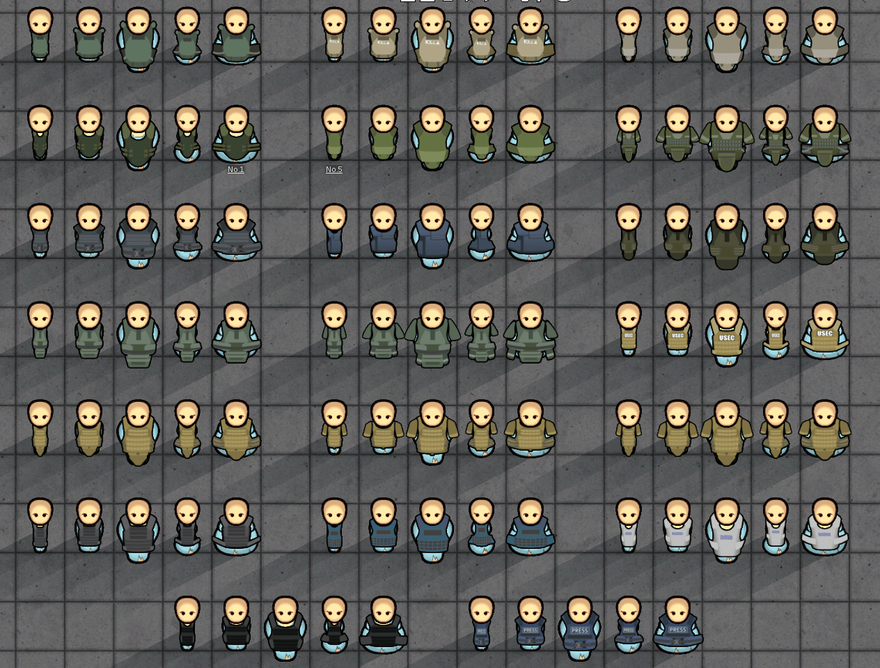 EFT Apparel (WIP) r/RimWorld