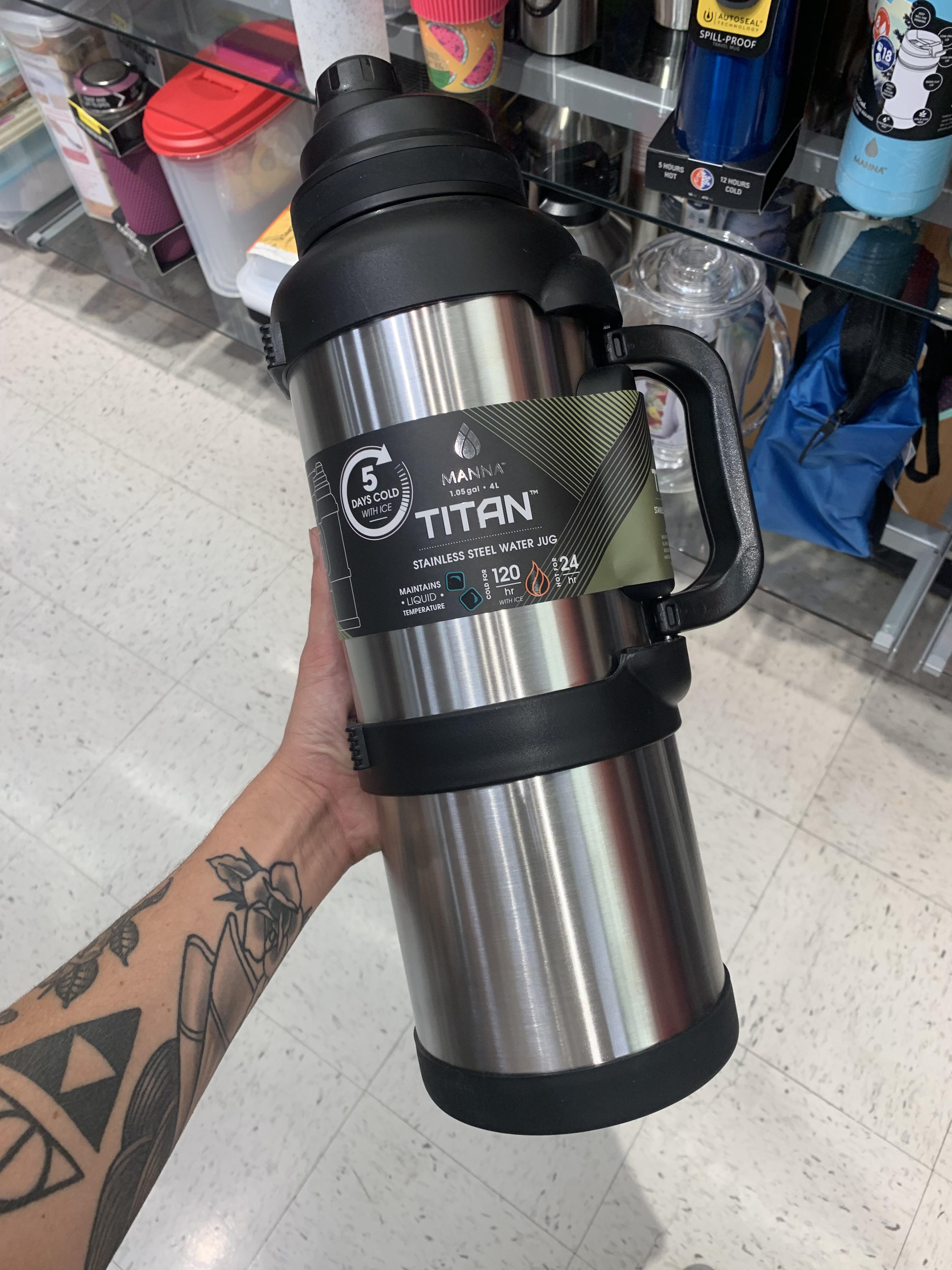 Found this ridiculously massive water bottle and thought it deserved