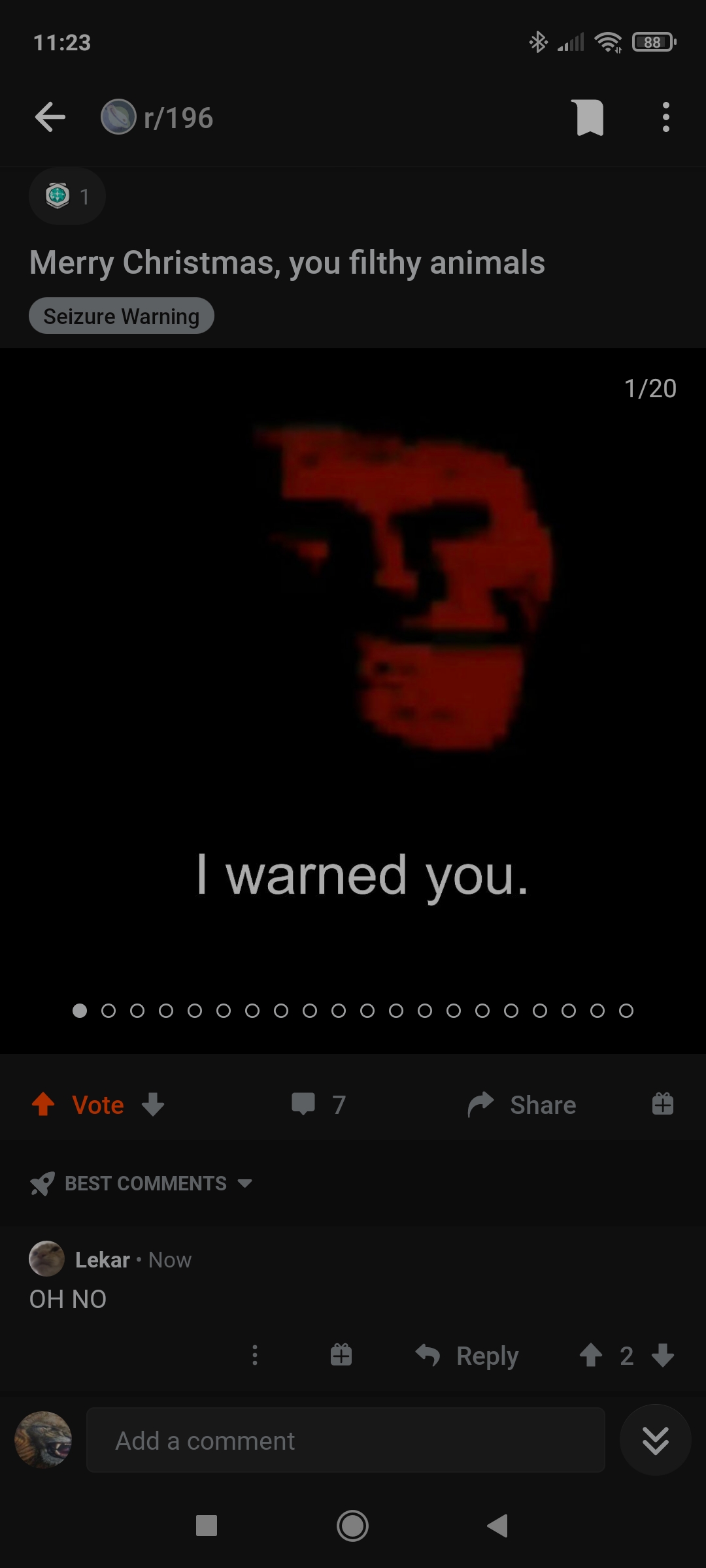 If the post gets removed or deleted for some reason, here is the proof