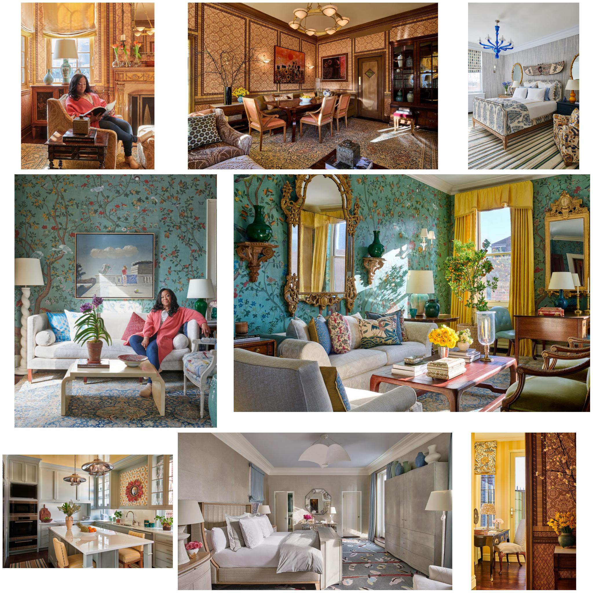 The UES, New York City apartment of writer Shonda Rhimes published in