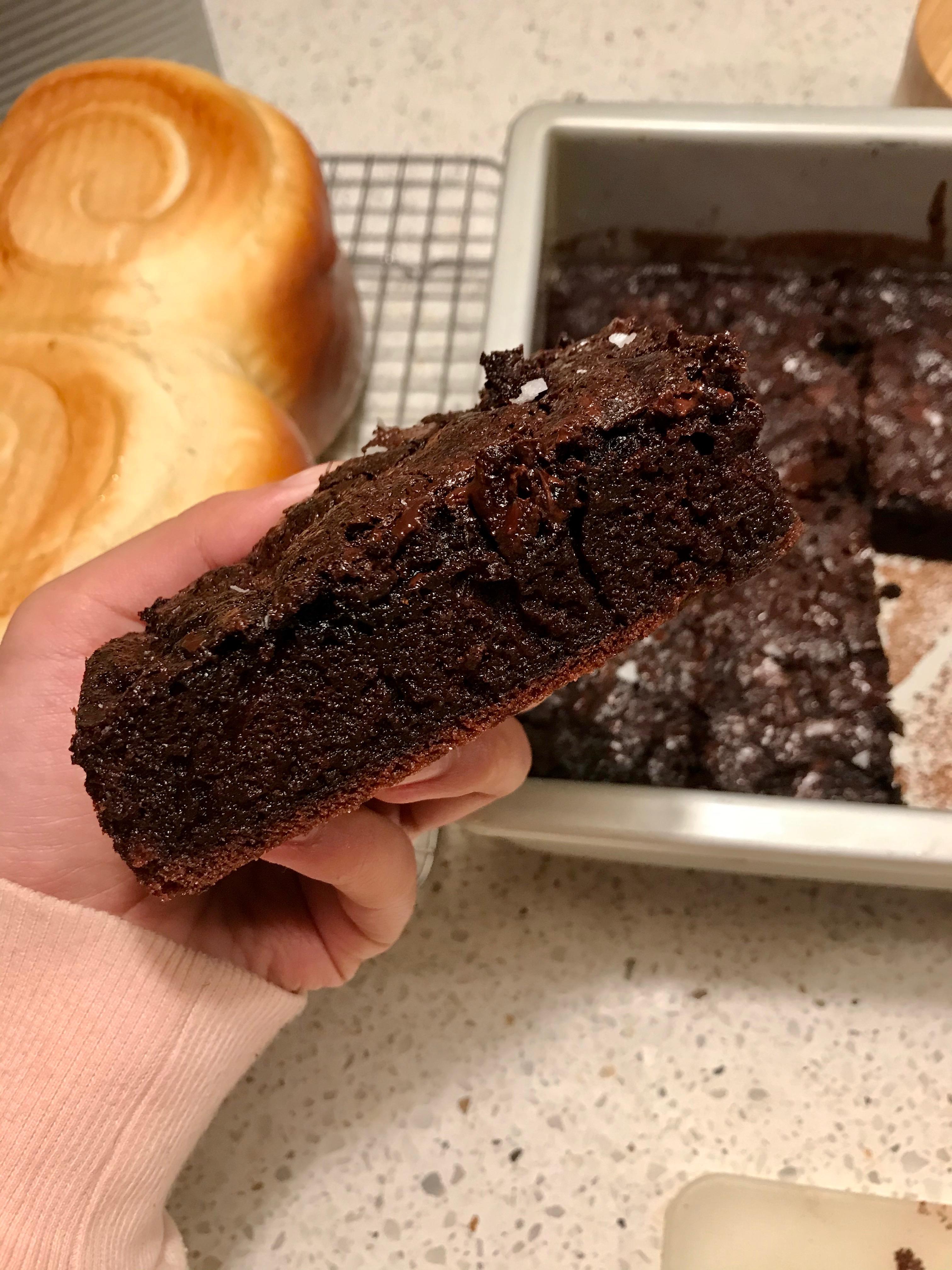 [Homemade] Mochi Brownies, the ultimate chewy brownies r/food