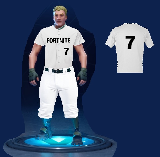 Skin Idea Baseball Jersey with of Solo Wins r/FortNiteBR