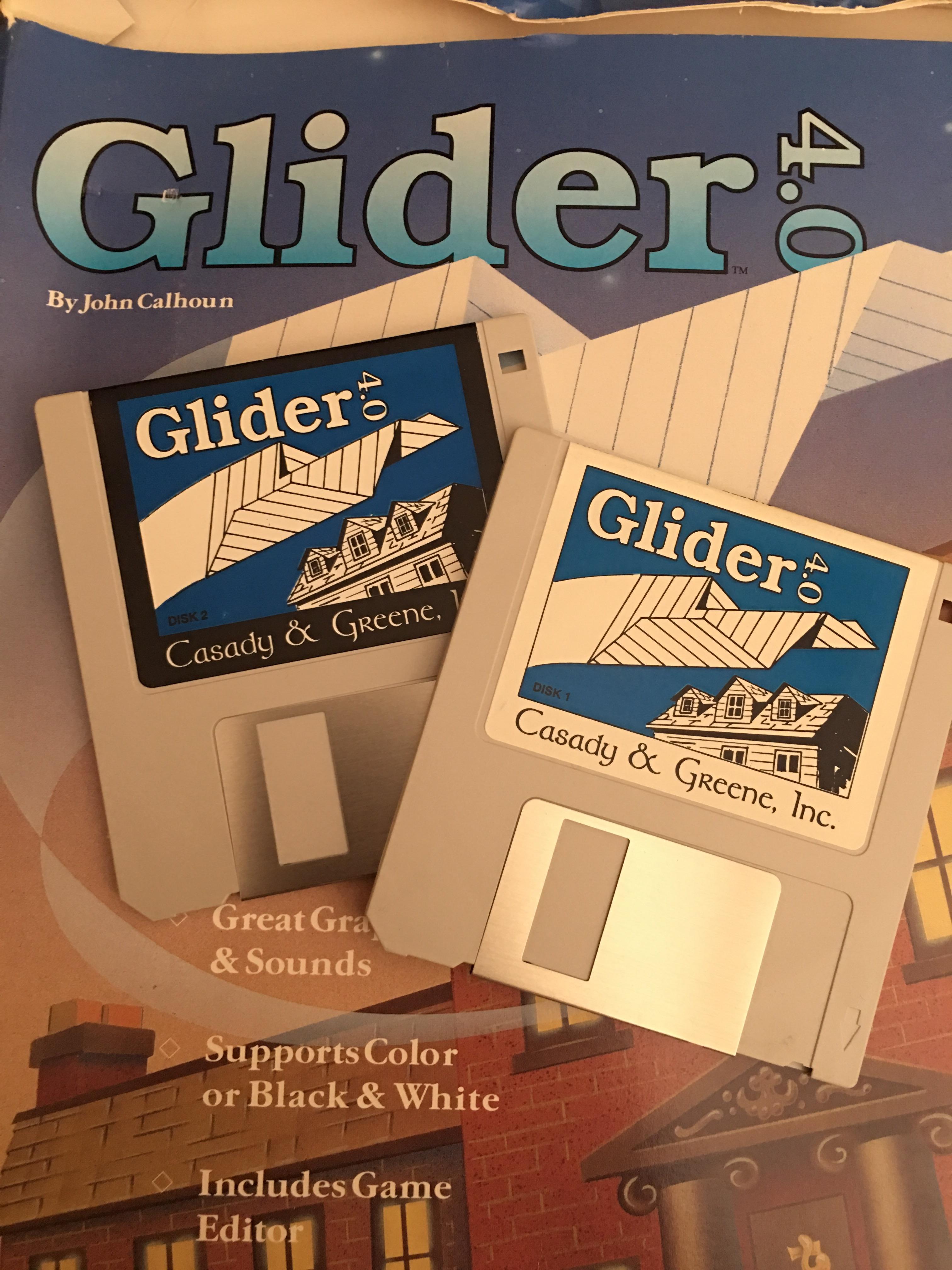 Glider paper airplane video game for my old Mac computer. Still a great