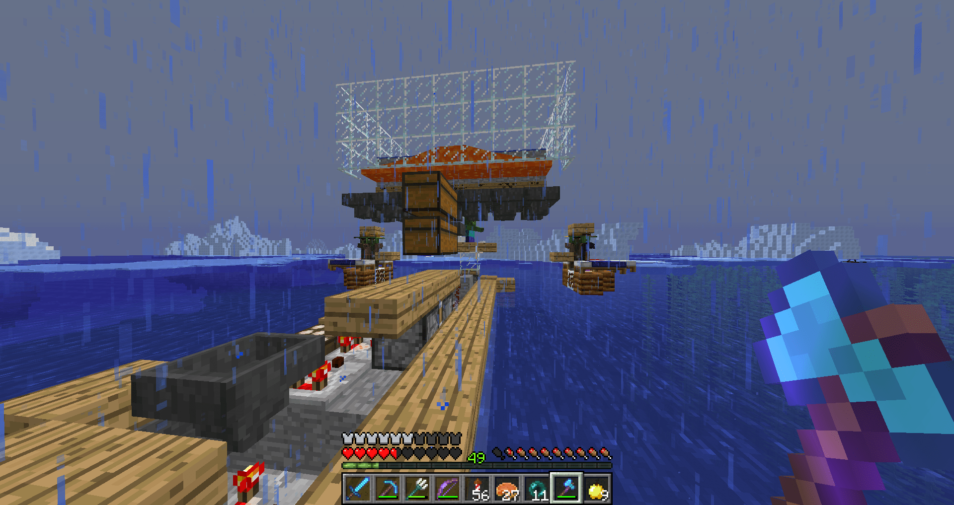 all my villagers in my iron farm turned into zombie villagers r/Minecraft