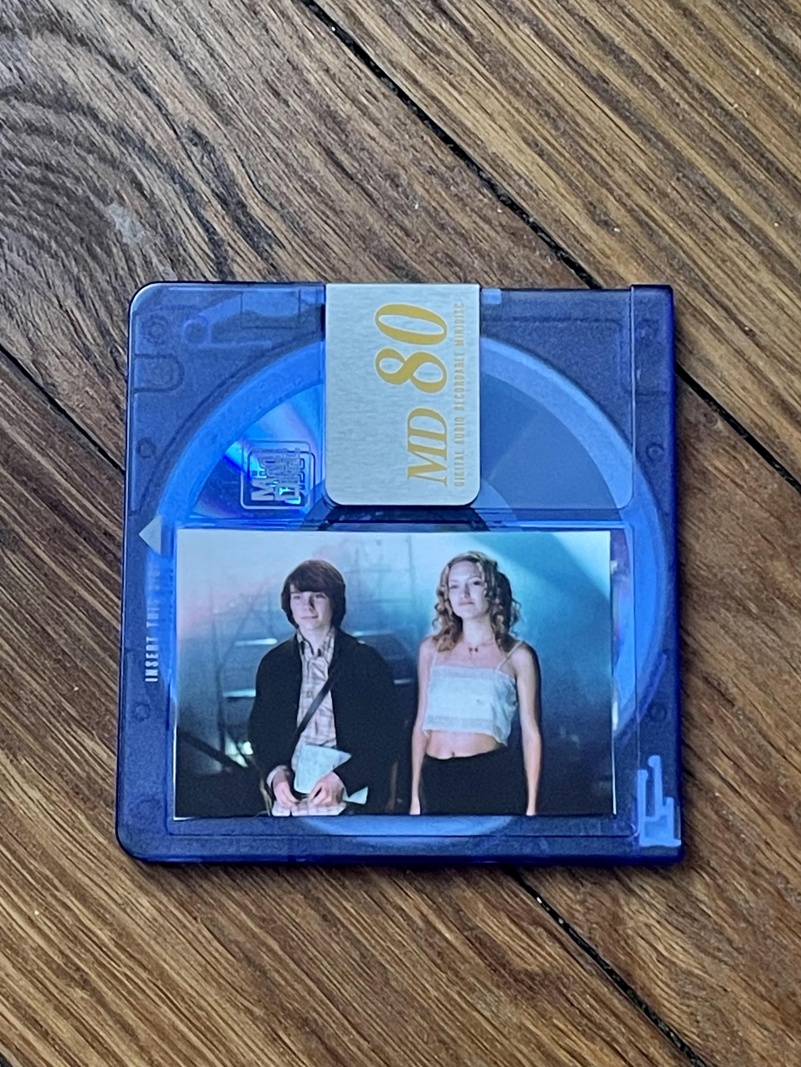 First attempt at printing a label r/minidisc