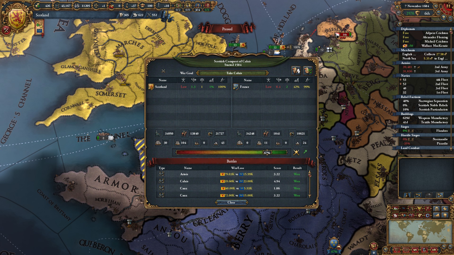 The true 100 years war eu4