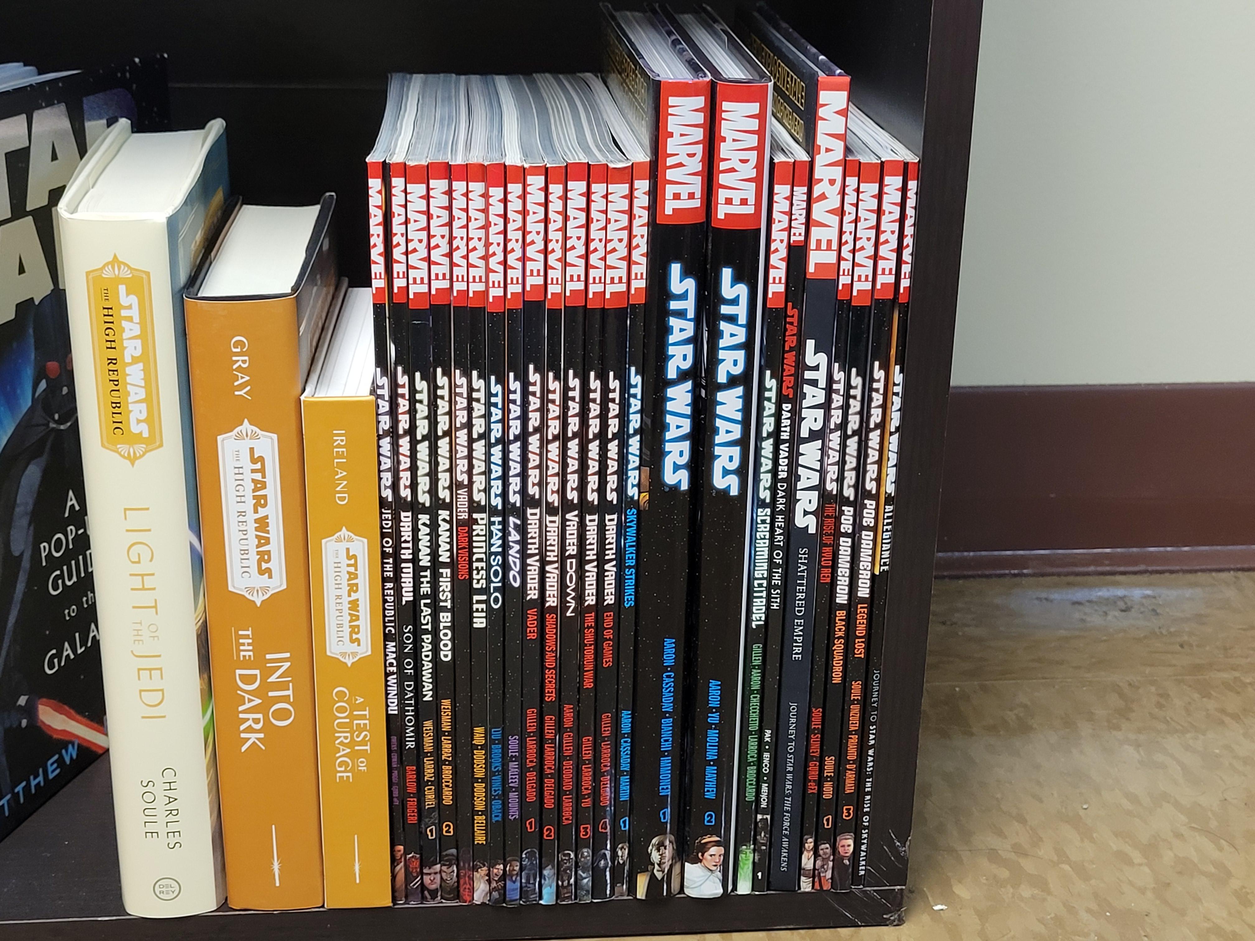 Finally got a bookshelf for my canon comics!!