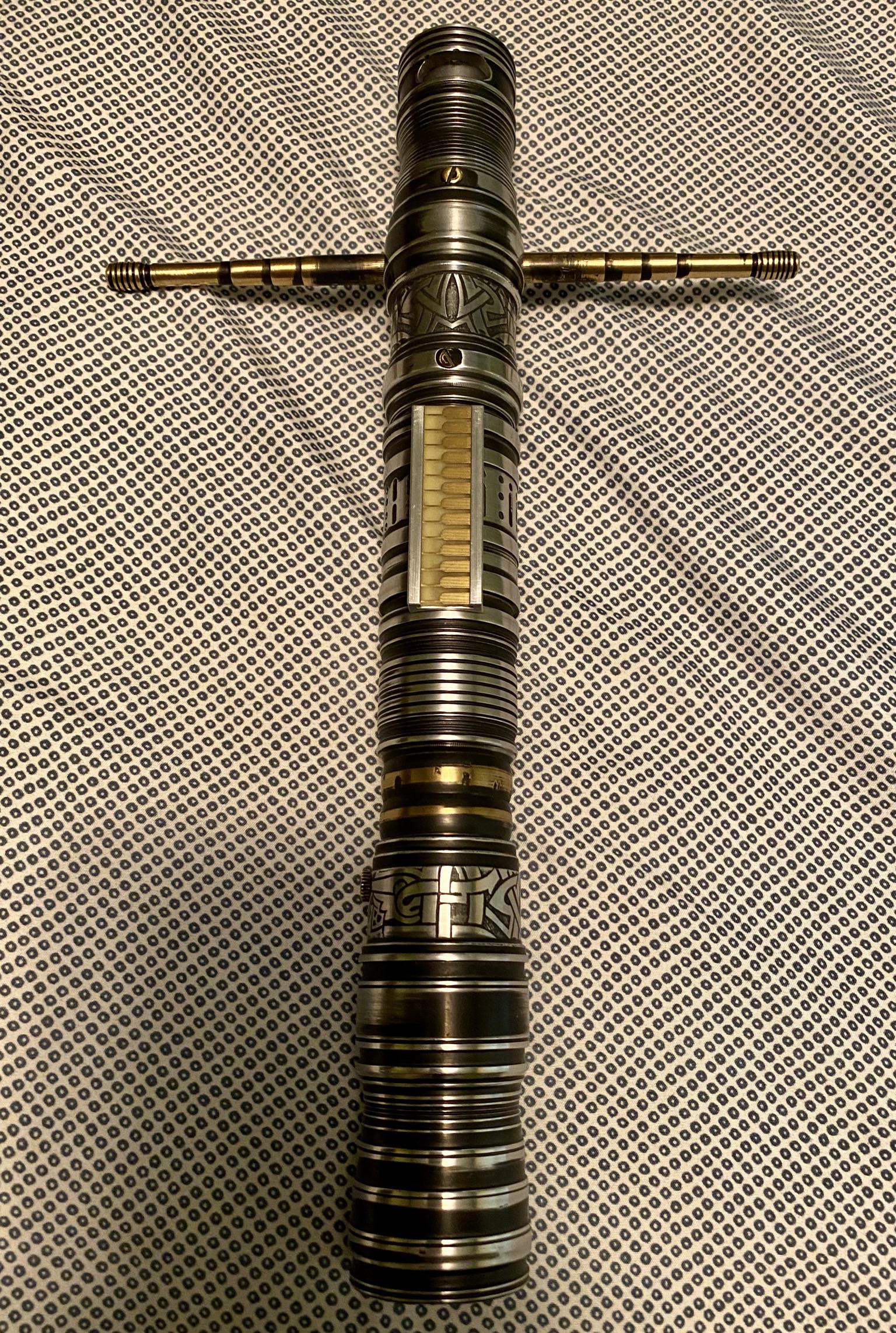 Probably the most beautiful hilt I currently own. High Republic style