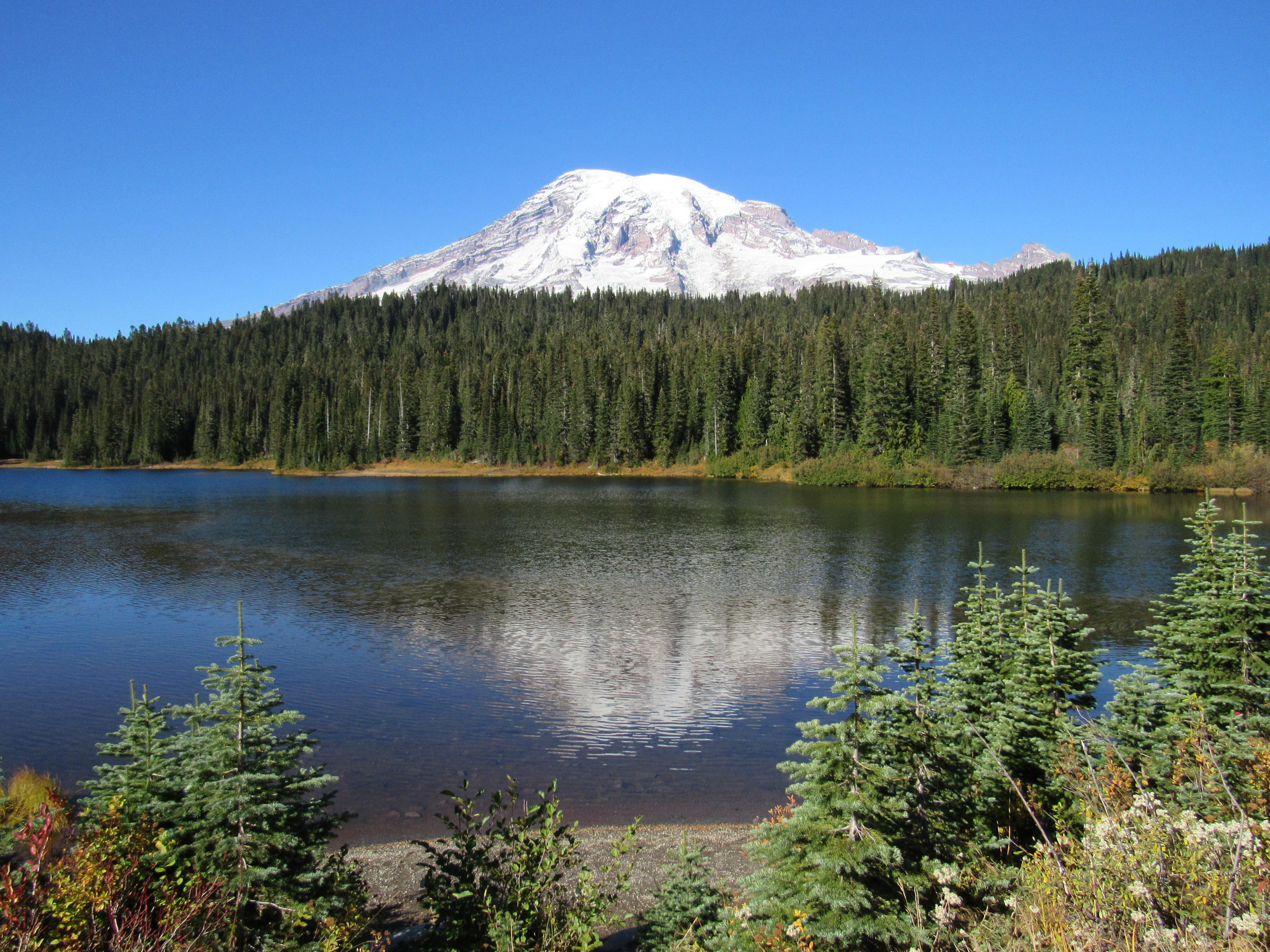 Reflection Lake, Mount Rainier National Park [OC] [4608x3456] r/EarthPorn