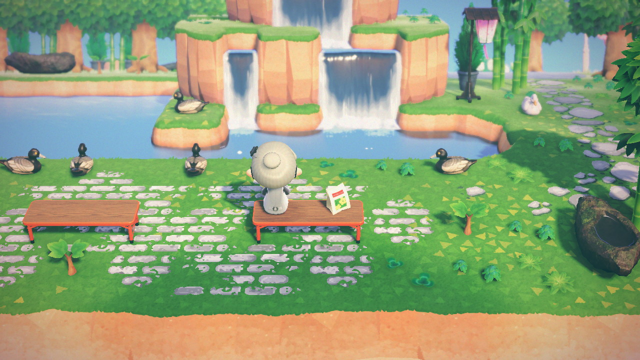 I just finished my duck pond! r/AnimalCrossing