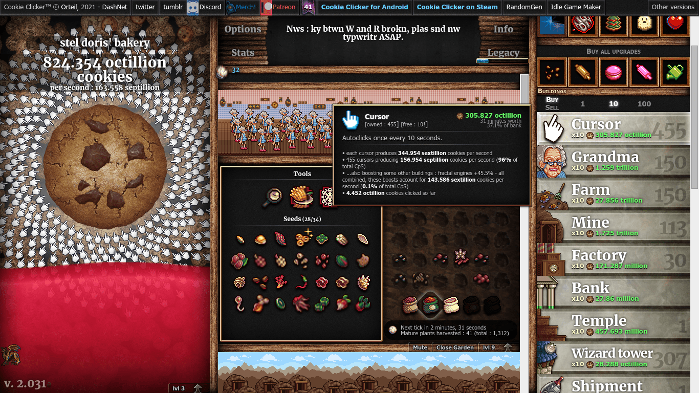 overpowered cursors r/CookieClicker