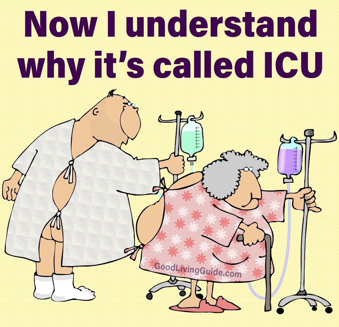 Hospital gown good boomershumor