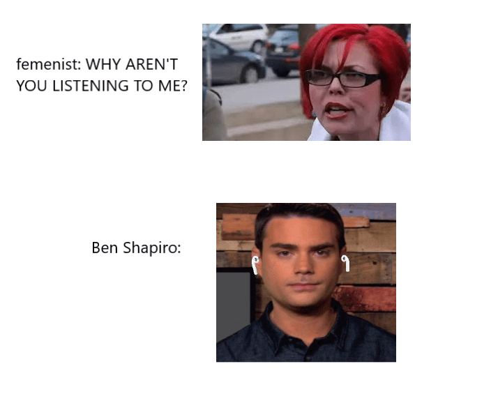 When you're tired of libtards screaming all the time BenShapiroMemes