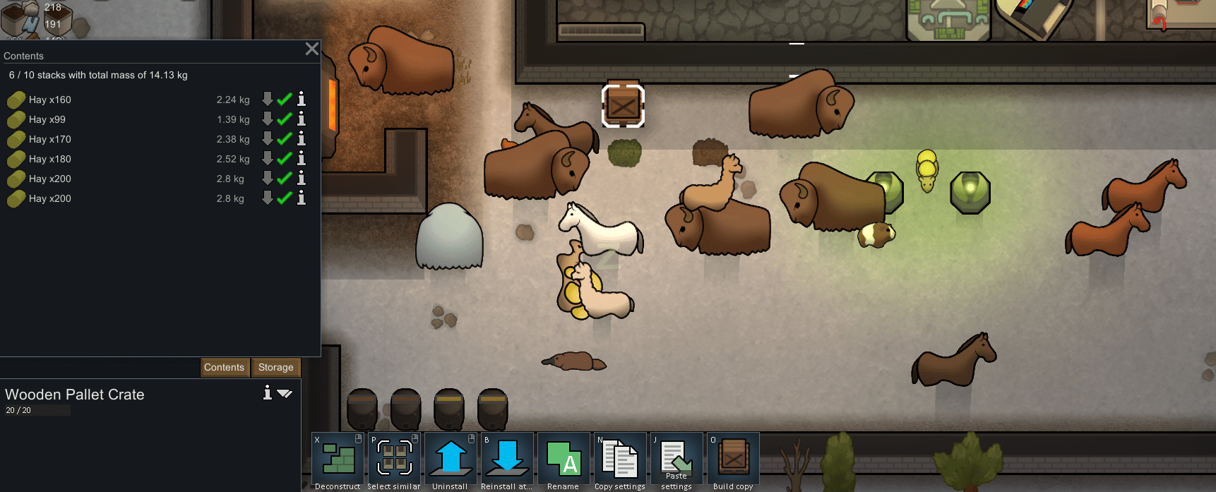 Since I decided to store my hay outside I attracted all wildlife in my