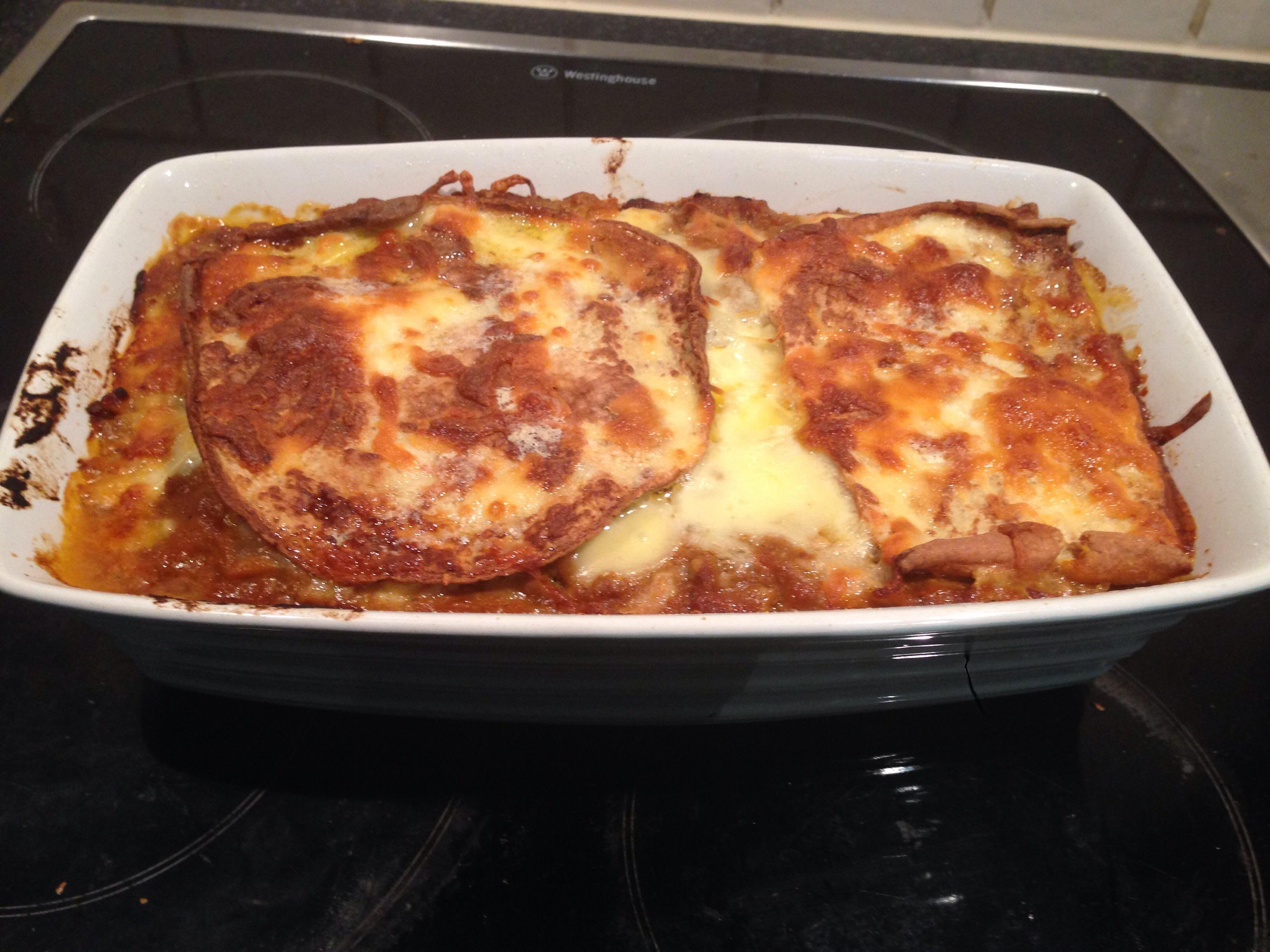 Low carb Timballo combining inspiration from YouTube channel "Pasta