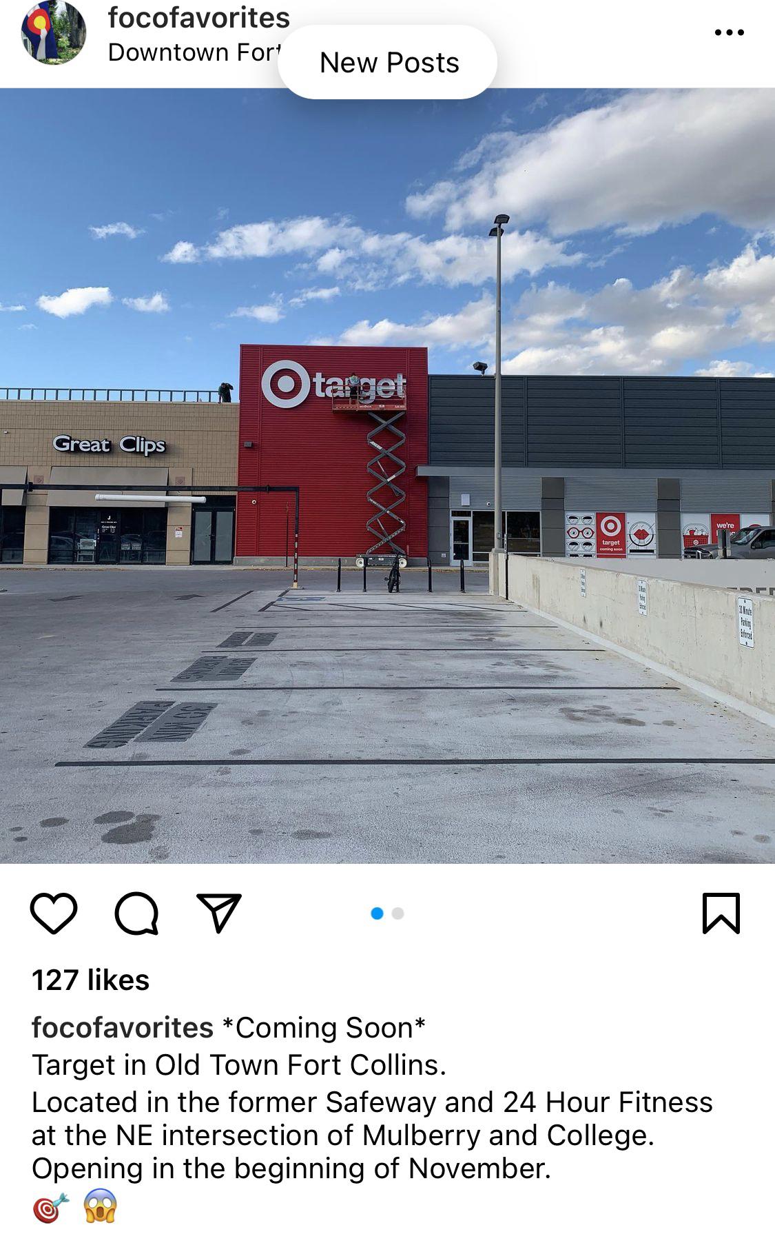 A Target is going into Old Town r/FortCollins