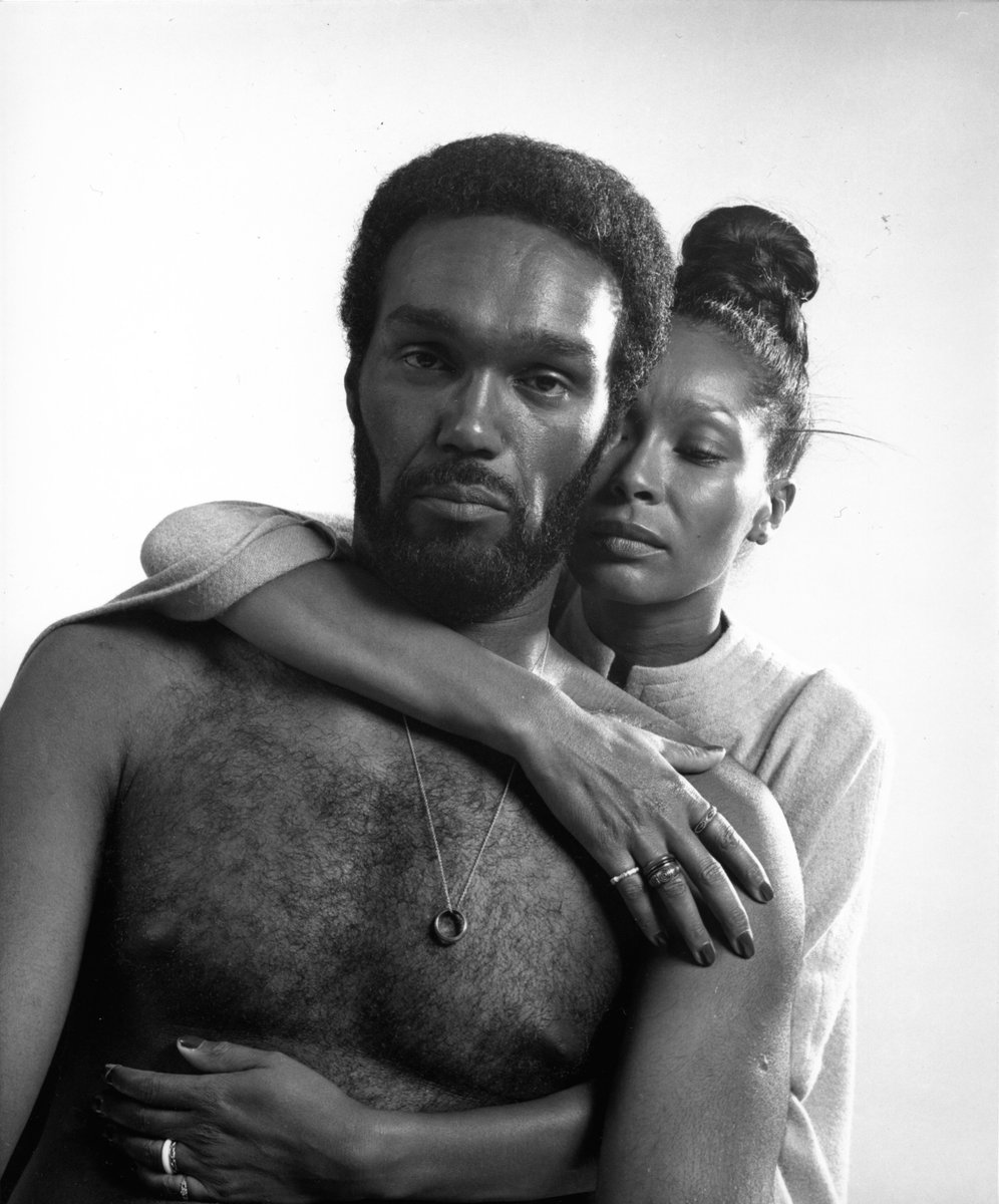 Duane Jones and Marlene Clark Promo Photo for Horror Classic "Ganja & Hess" 1973 r