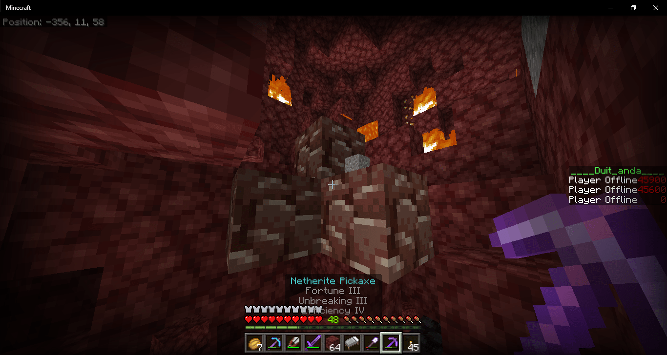 using bed is the easiest and the dangerous way to get ancient debris