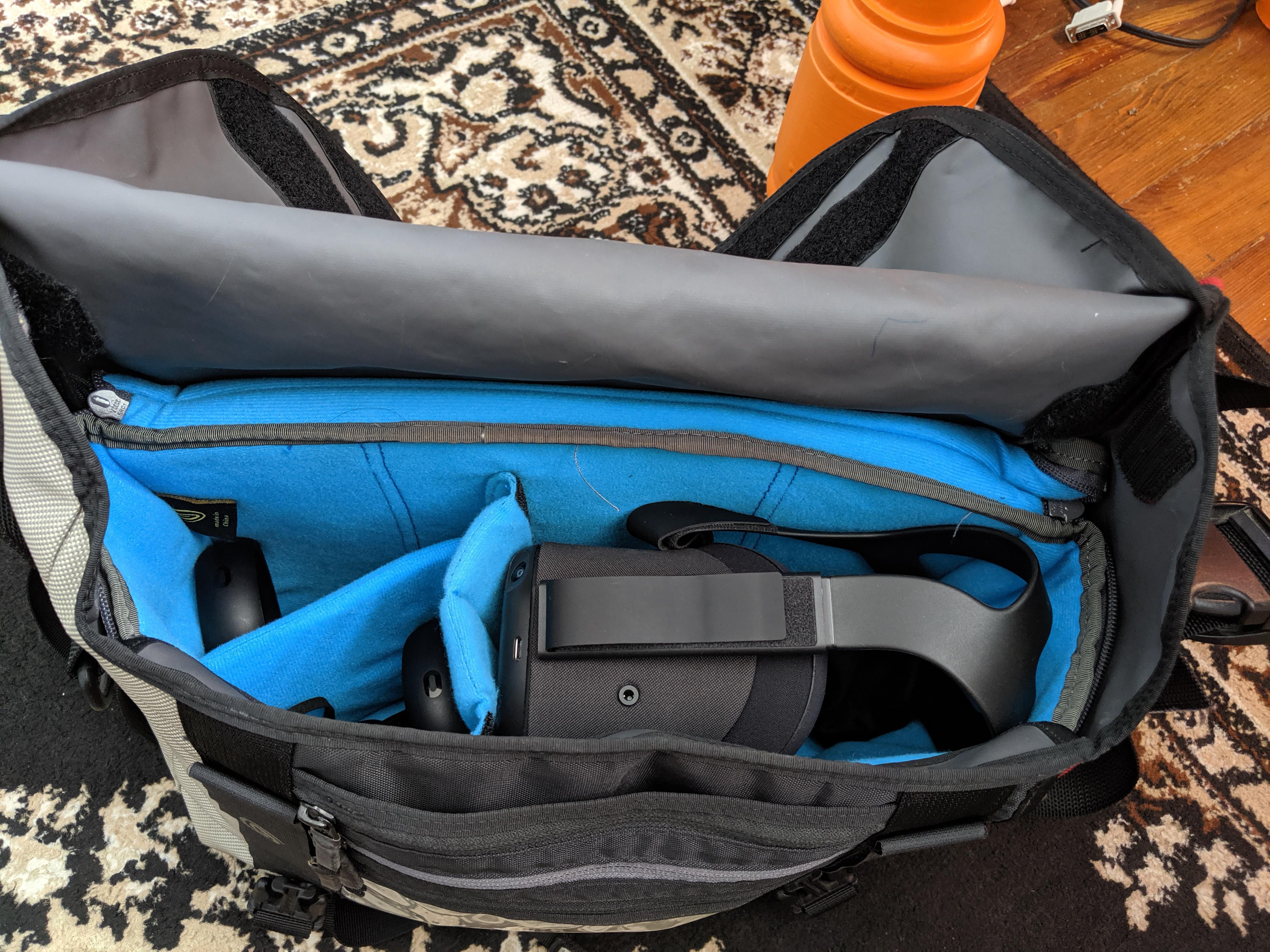 Timbuk2 messenger camera bag is the perfect thing for the quest. Velcro