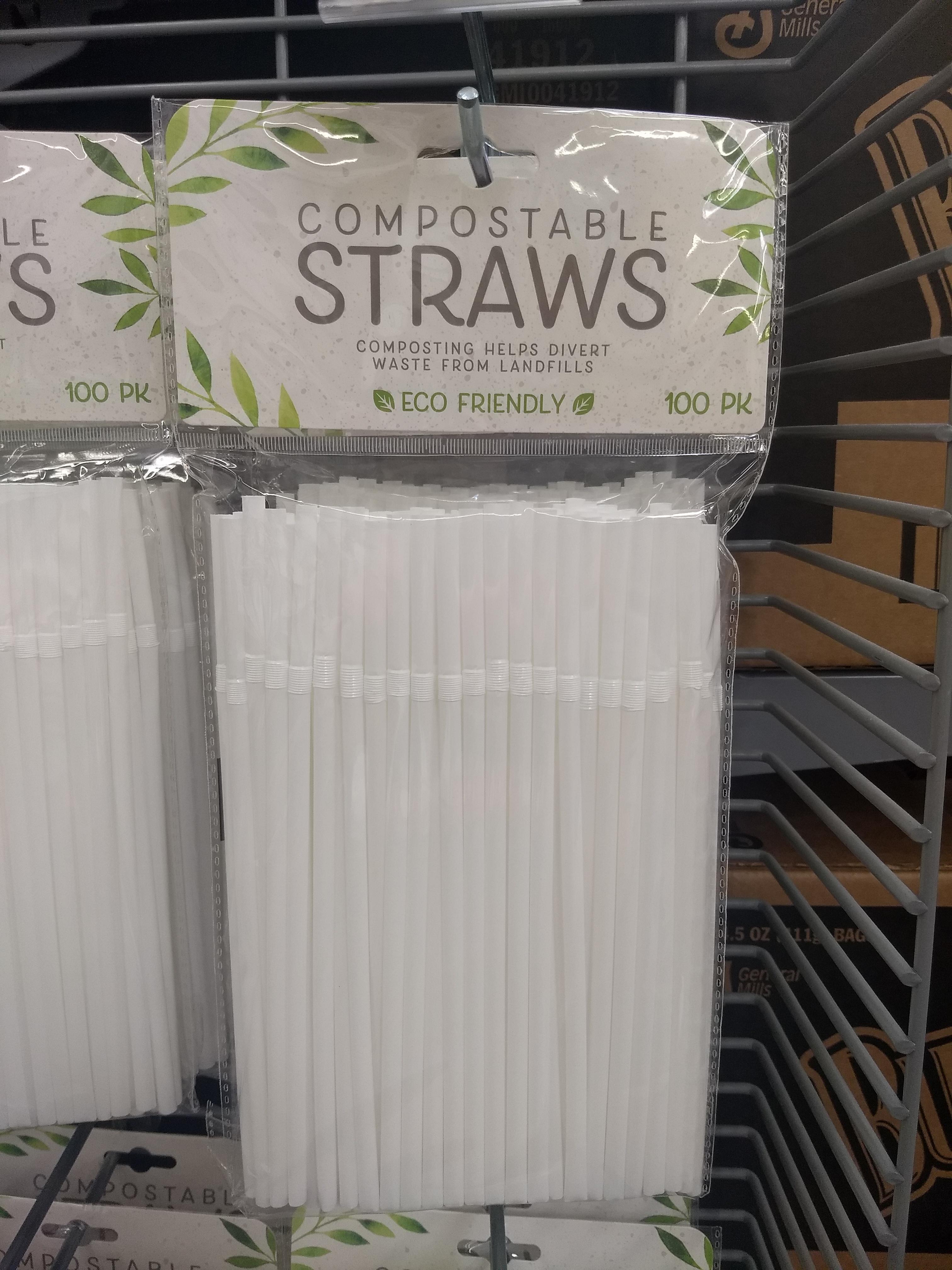 "Eco friendly" compostable straws... In plastic packaging r