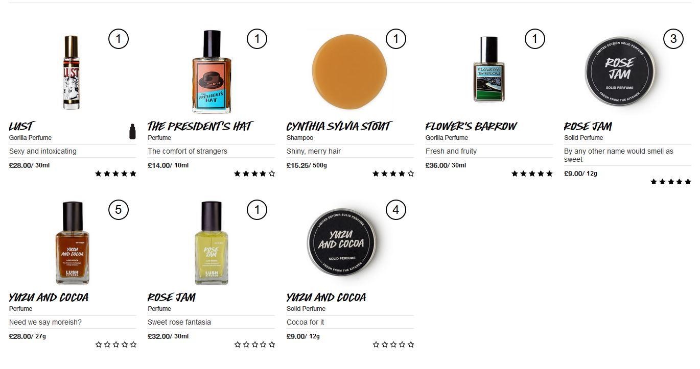 Perfumes Successful!! r/Lush_Kitchen