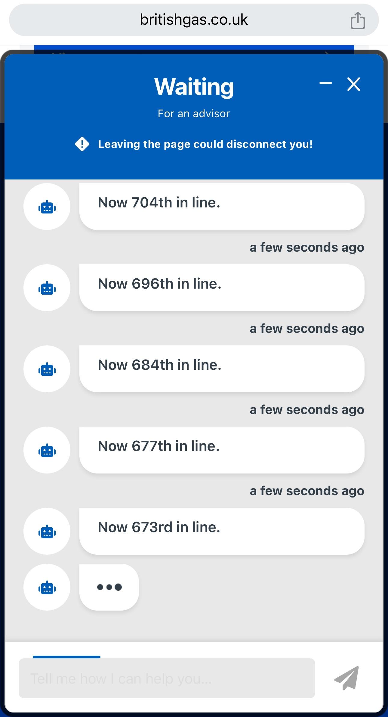 Waiting for British Gas live chat, is an experience 😭 r/CasualUK