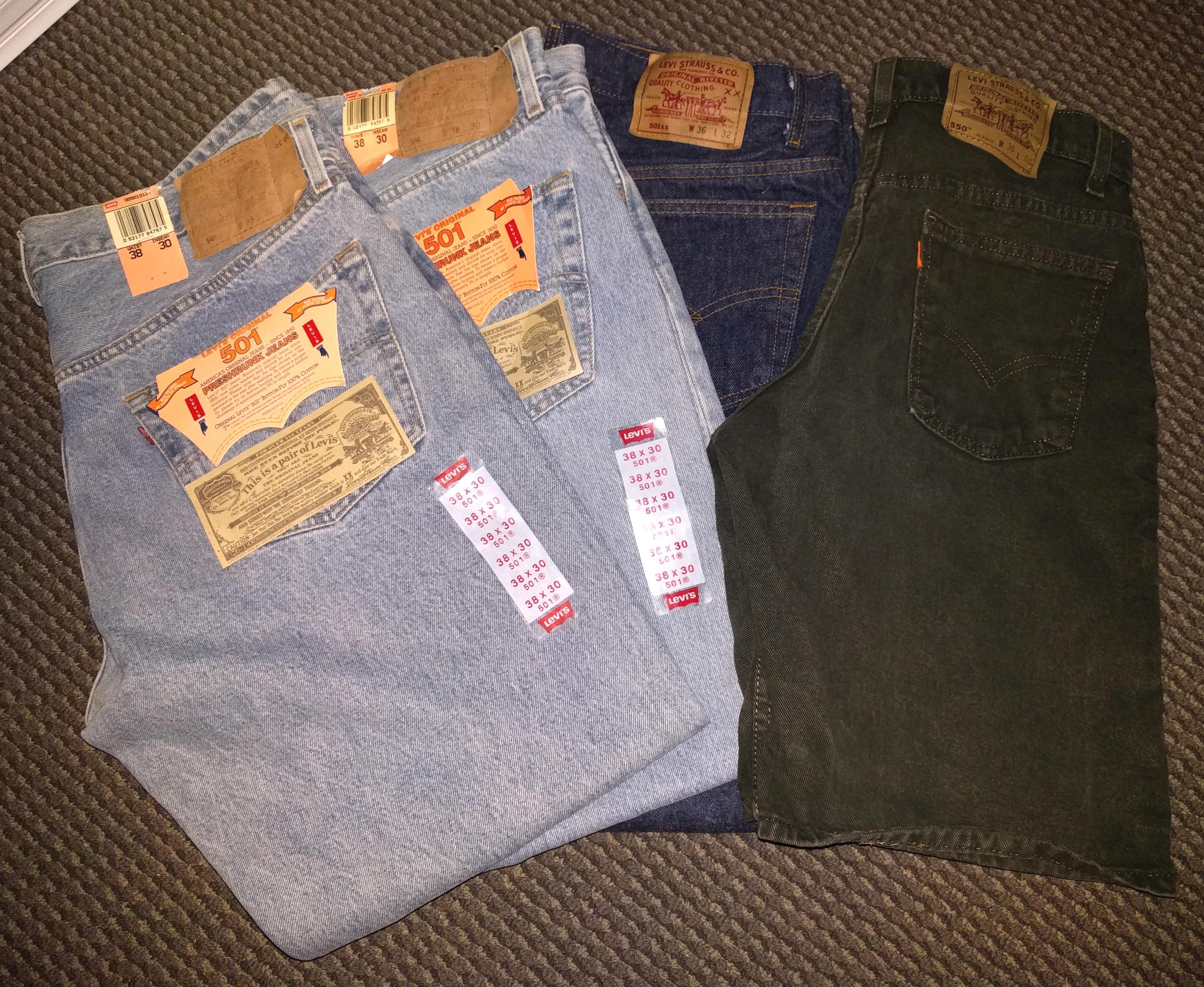 Vintage Levi's from 3 different stores today 27 total r