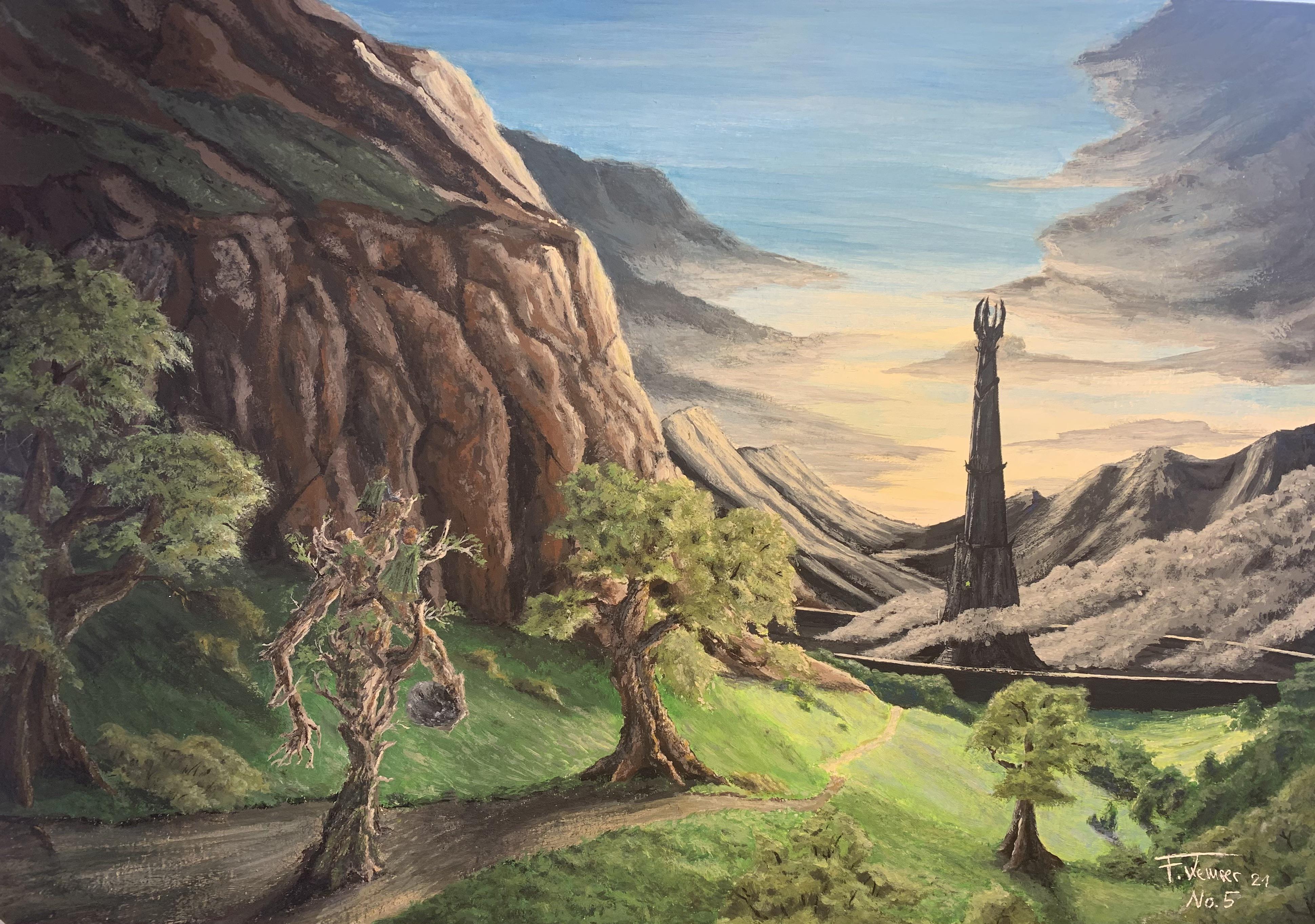 My third lord of the rings painting. Id love some criticism! Hope you