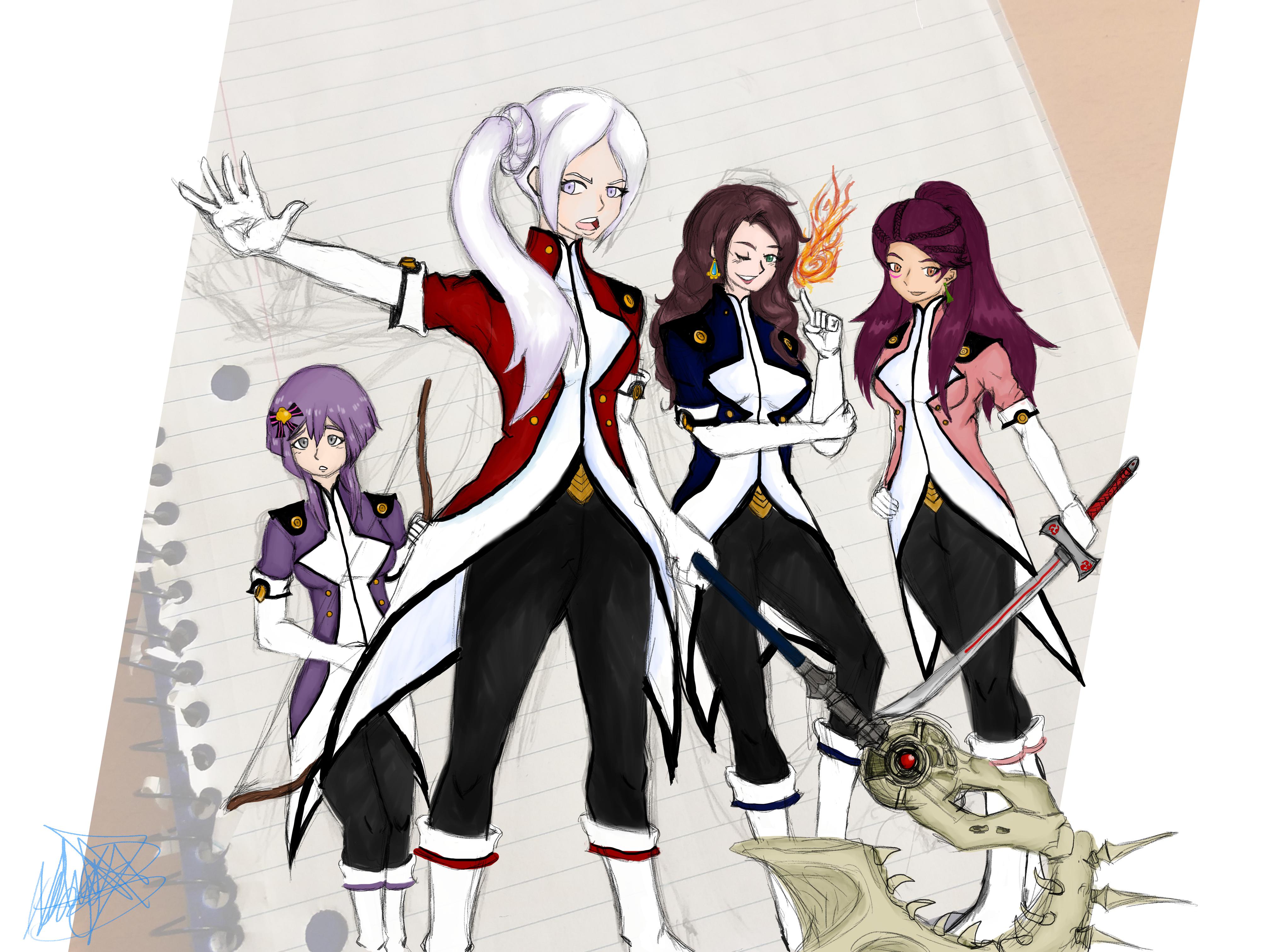 Imperial Combat Revue Crimson Flower Division 🌸 FE x Sakura Wars 🌸