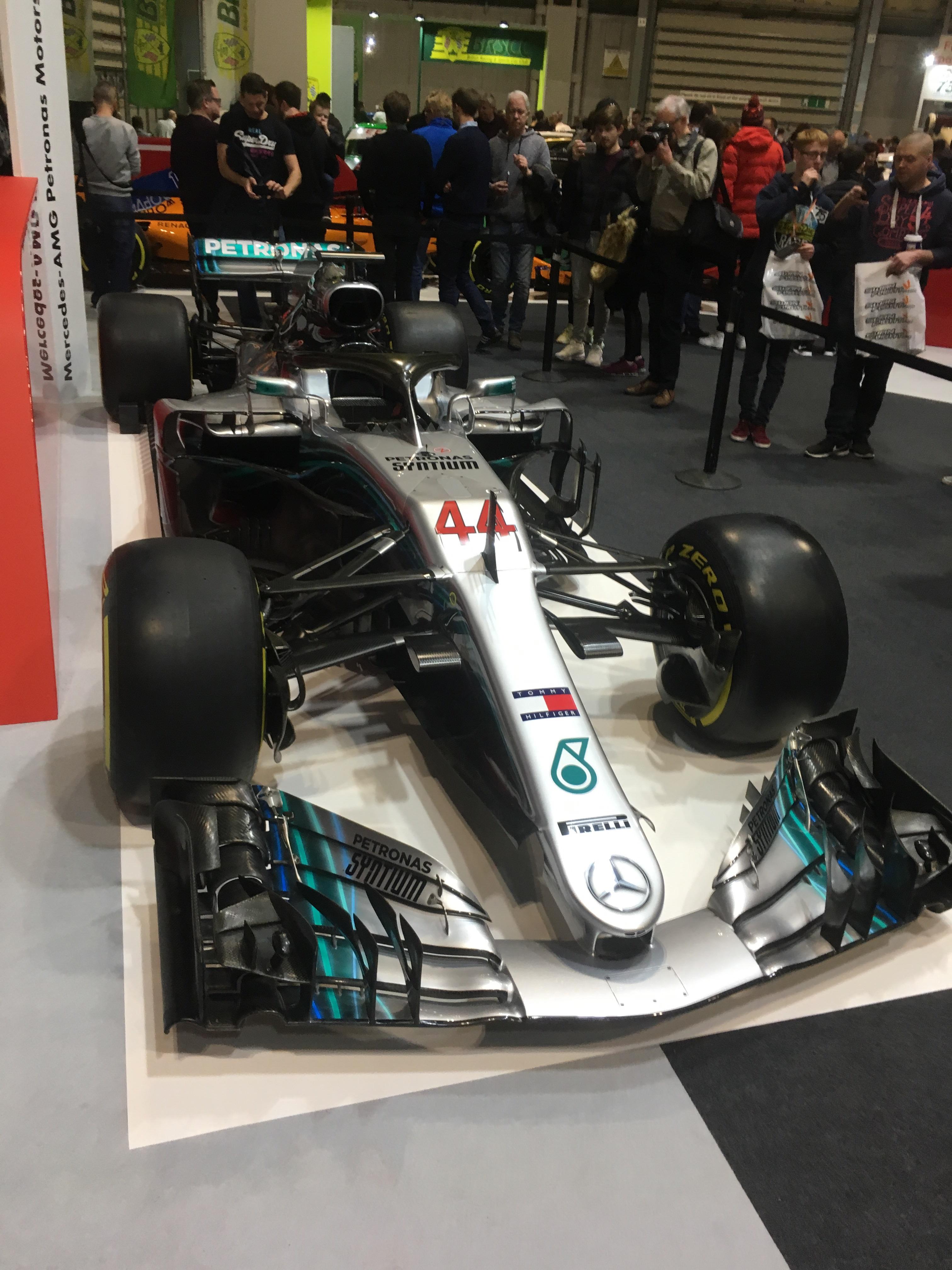 One of eight recent spec F1 cars from this weekend’s Autosport