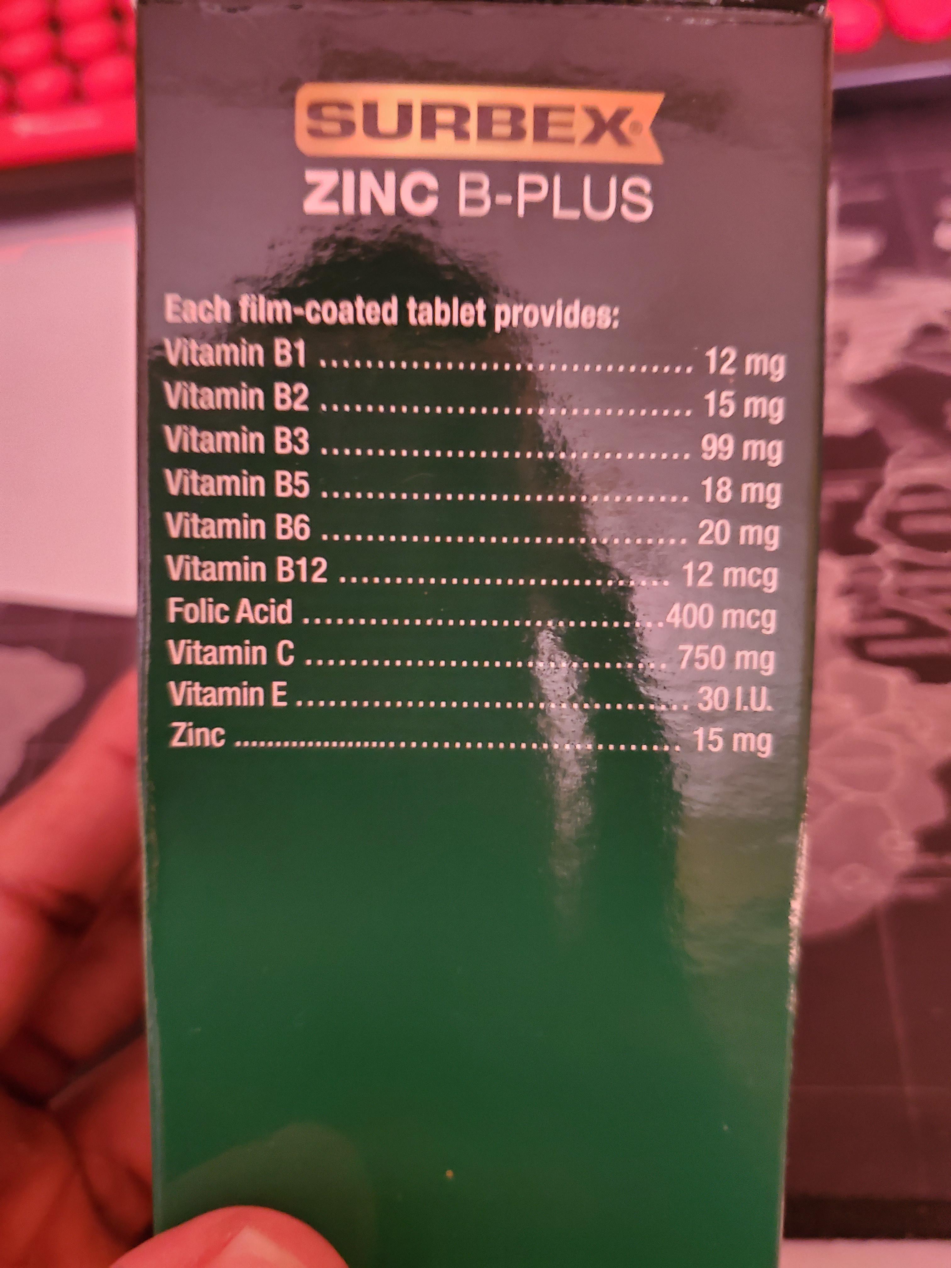 Zinc + B complex supplement. Is this supplement safe for long term use