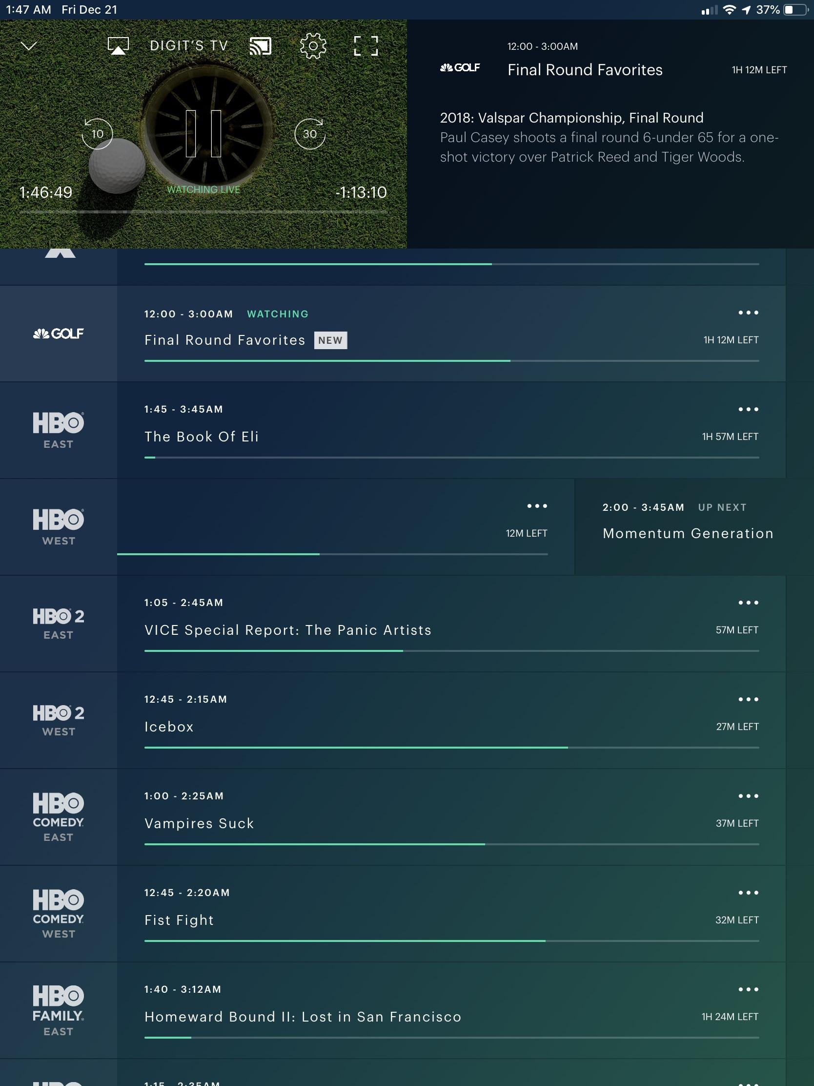 Hulu updated the iPad now playing interface. It’s so much better now