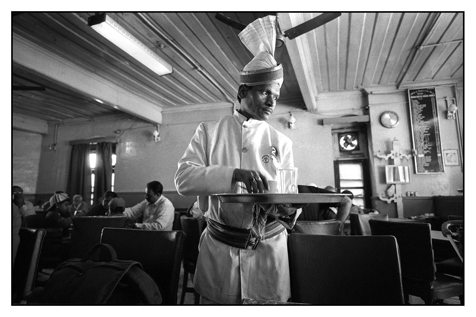 Waiter in a Coffee House, Shimla, India (Contax G2, Carl Zeiss 28mm f/2