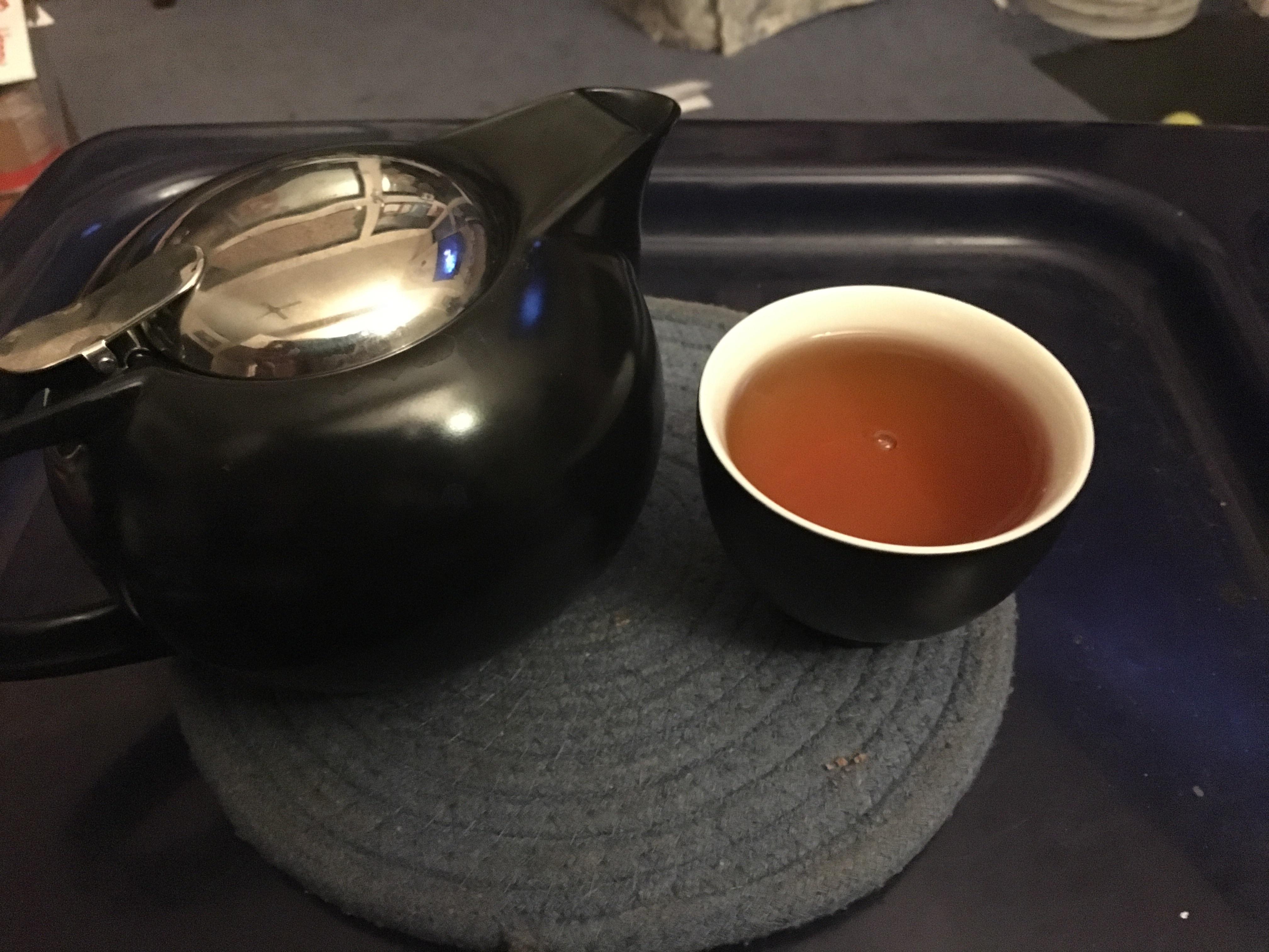 Nothing special today, just some surprisingly good Wegman’s Oolong