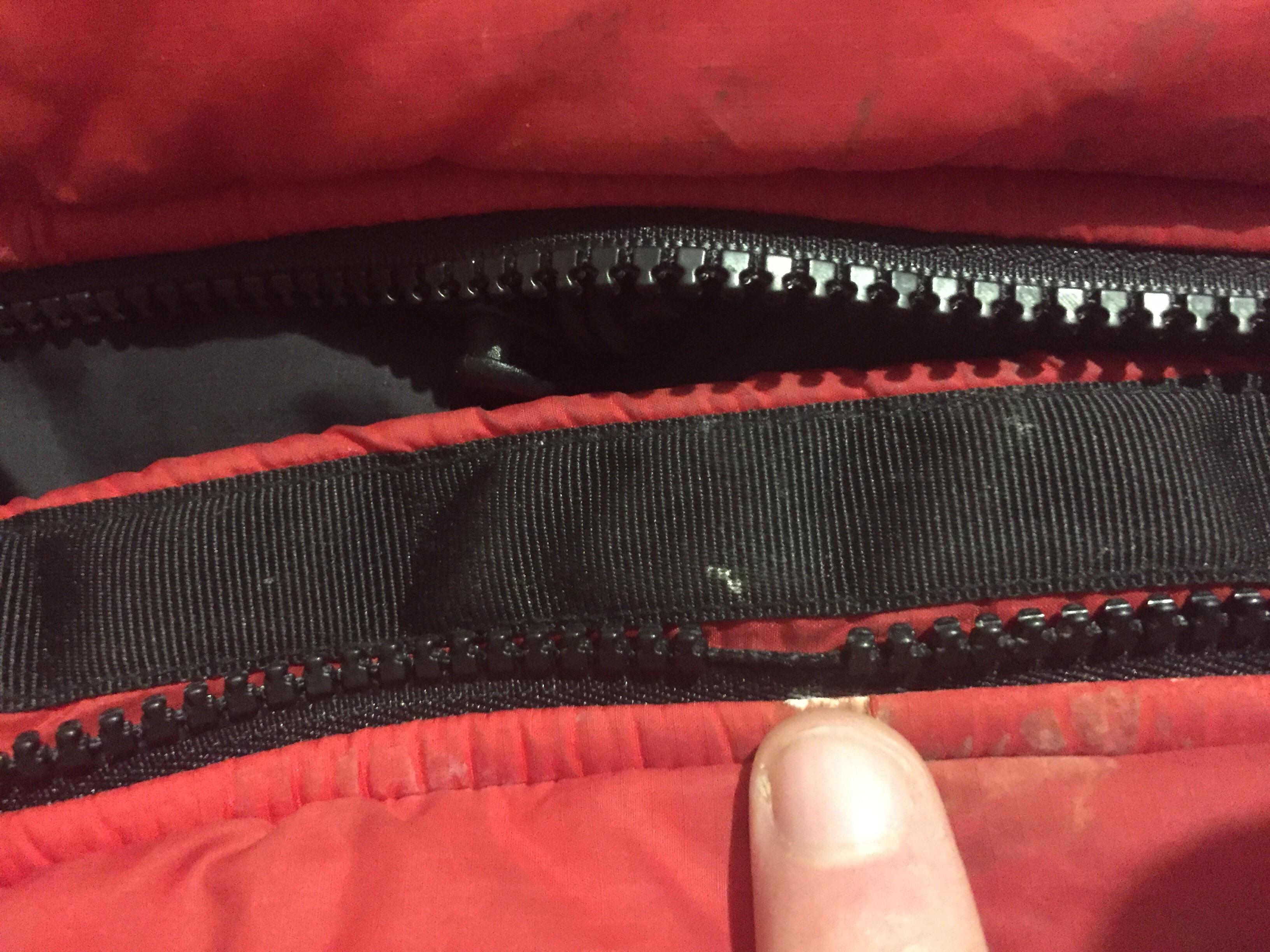 Broken zipper teeth r/Ultralight