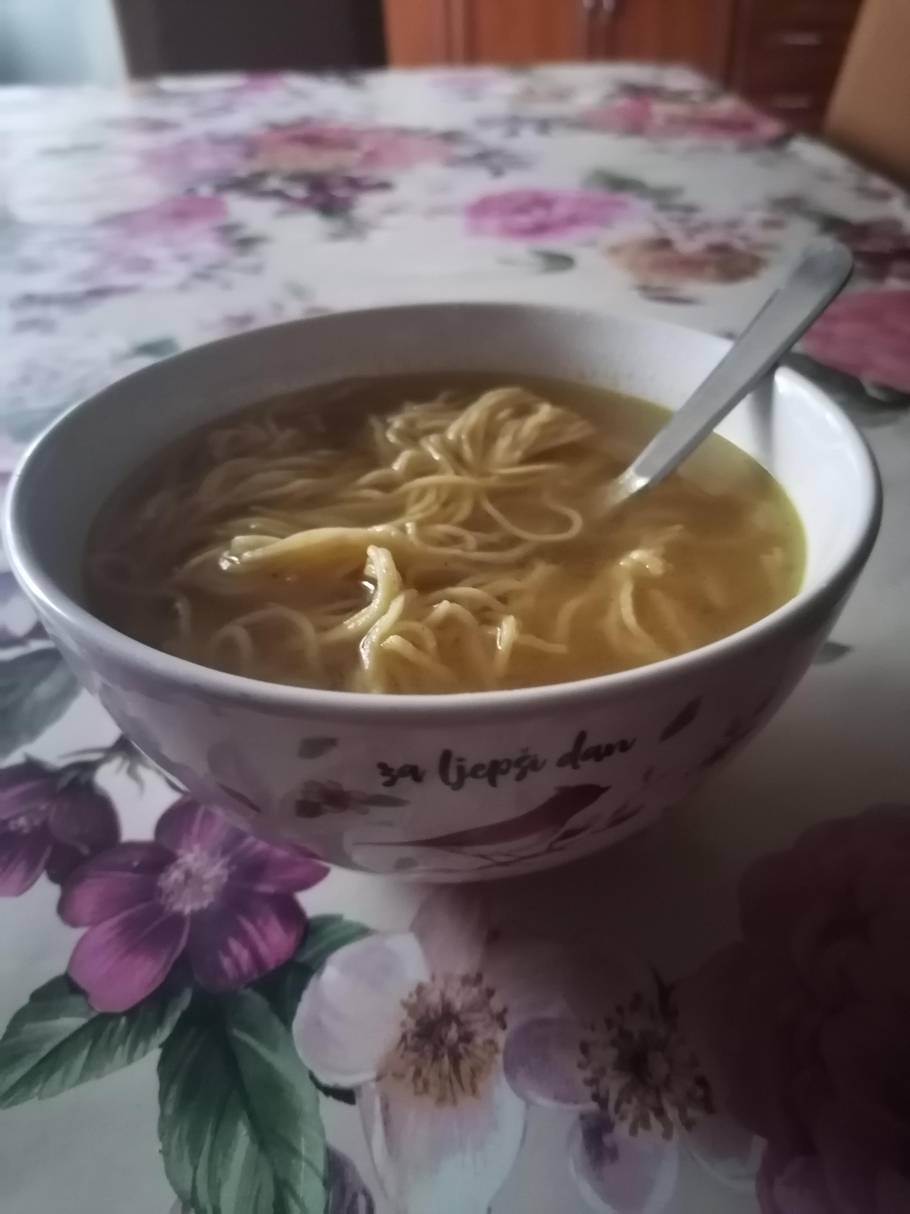 191 calorie "ramen, just 1 nest of Blue Dragon fine egg noodles cooked